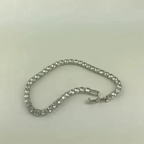 Jewelry 4mm High Quality Cubic Zirconia Tennis Bracelets Size ONE SIZE - 2 Thumbnail