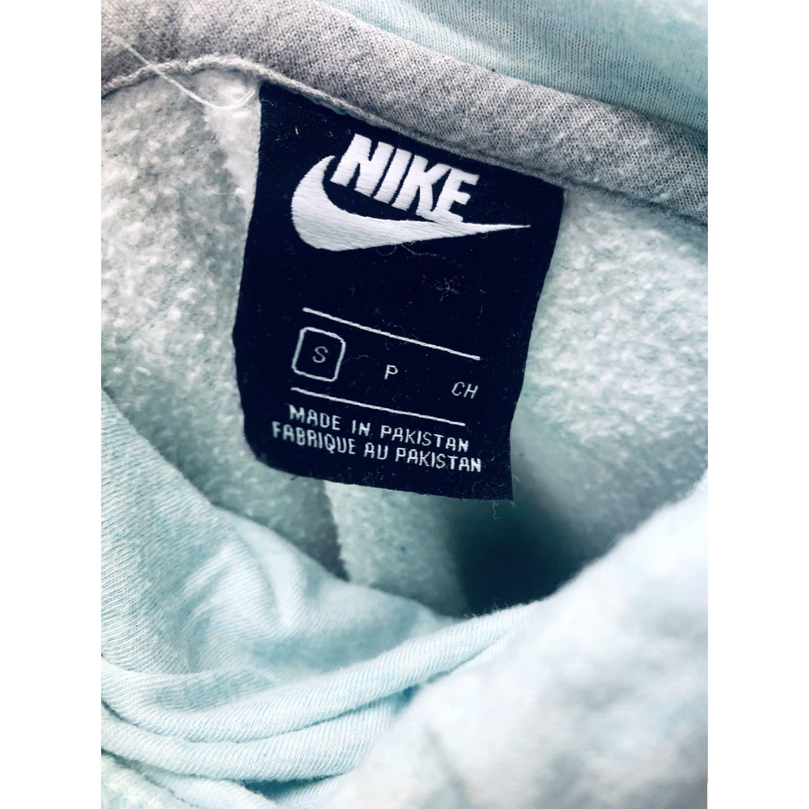 Nike NIKE SPORTSWEAR CLUB ESSENTIAL WOMENS SMALL FUNNEL NECK FLEECE HOODIE 853928-357 Size S / US 4 / IT 40 - 3 Thumbnail