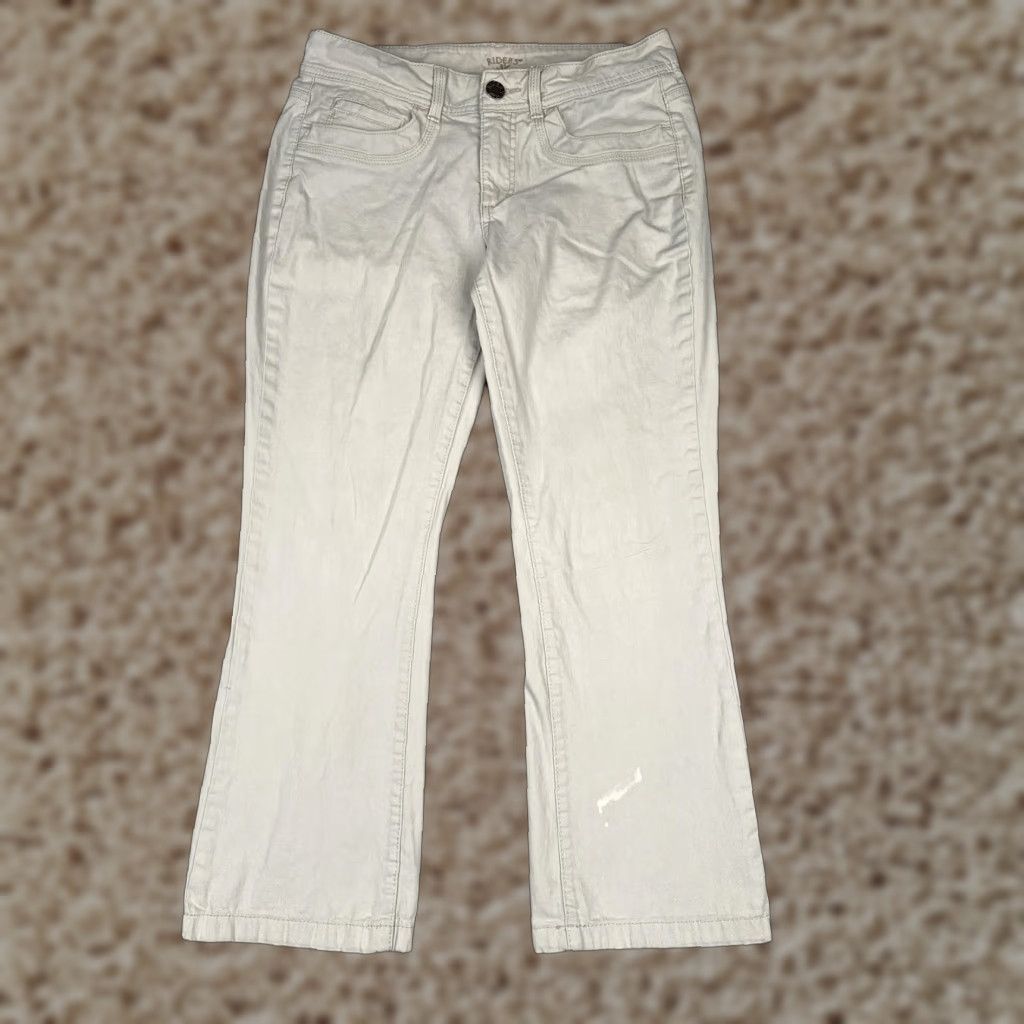 Lee Riders By Lee Jeans Womens 8P Petite Beige Mid Rise Straight Jeans Size 30" / US 8 / IT 44 - 1 Thumbnail