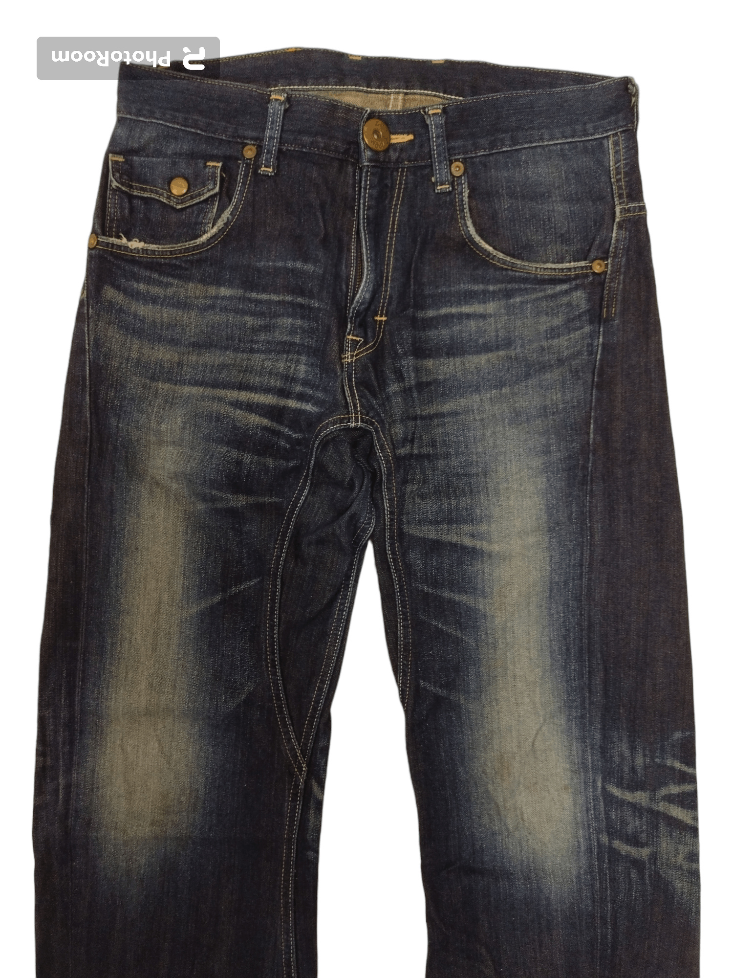 Japanese Brand × Jean × Lee Cool Awesome Lee Cowboy Distressed Design Engineered Jeans Size US 34 / EU 50 - 11 Thumbnail