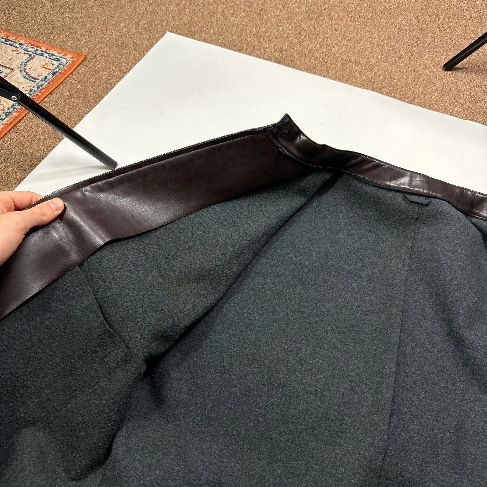 Neil Barrett Neil Barrett AW00 PVC & Wool Leather Like Moto Jacket - L/XL Size US M / EU 48-50 / 2 - 6 Thumbnail