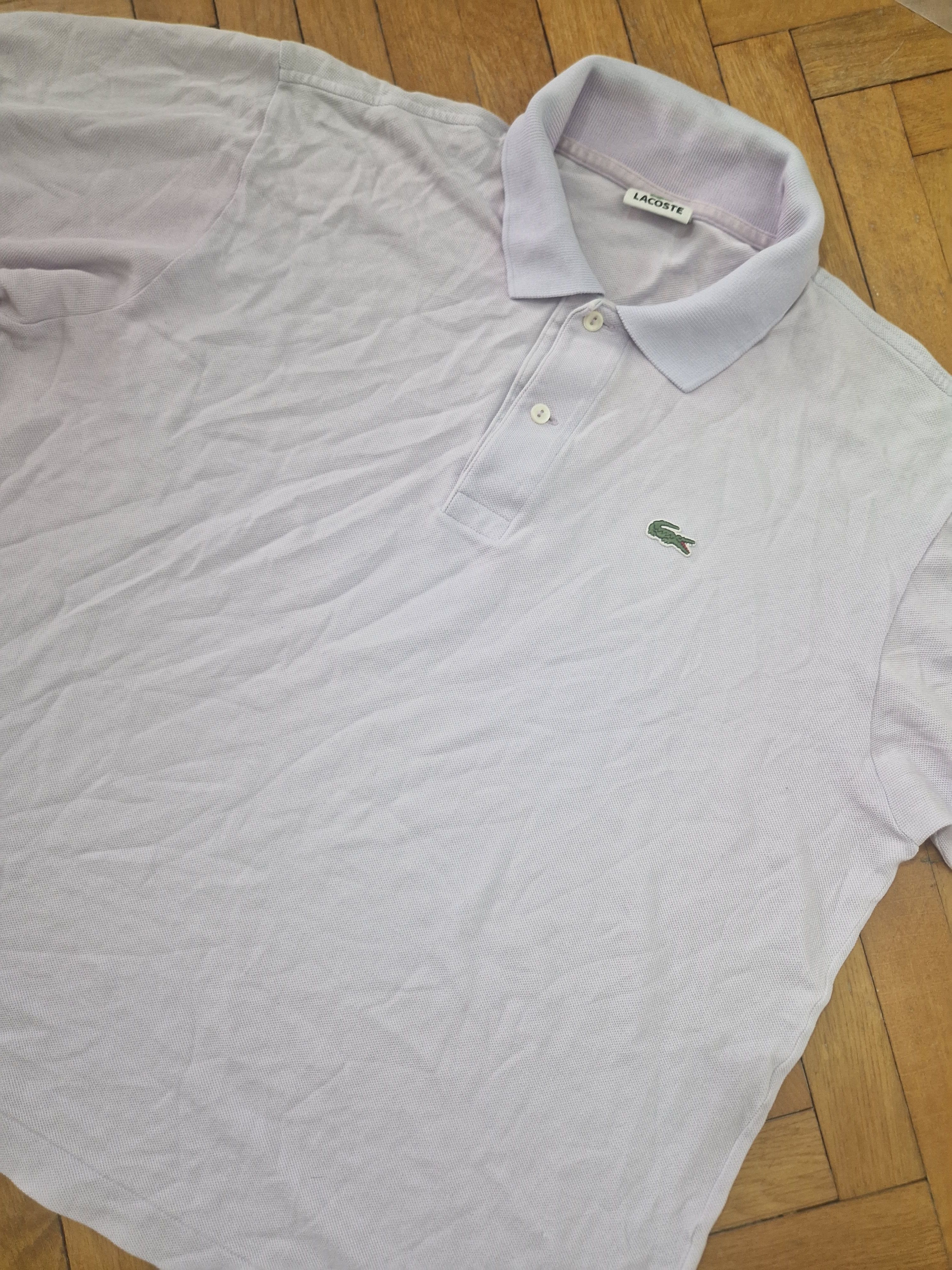 Lacoste Lacoste lavender vintage polo tee Size US XXL / EU 58 / 5 - 2 Thumbnail
