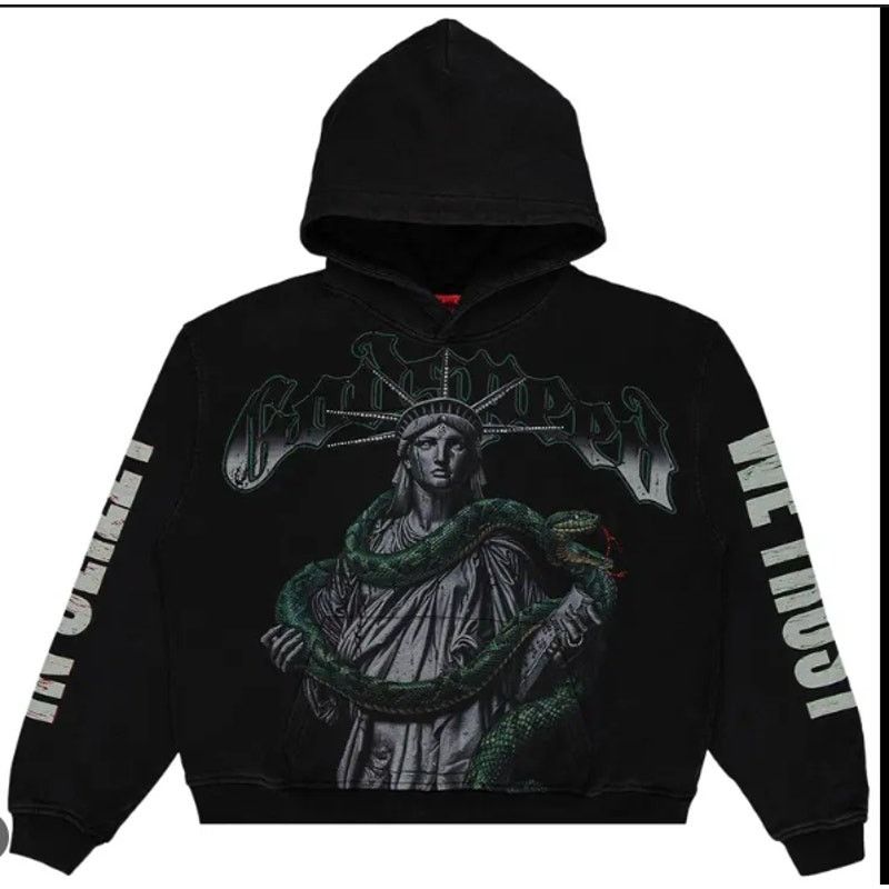 Godspeed Godspeed Top 5 Slizzy VVS Hoodie Black Wash Size XLarge Size US XL / EU 56 / 4 - 1 Thumbnail