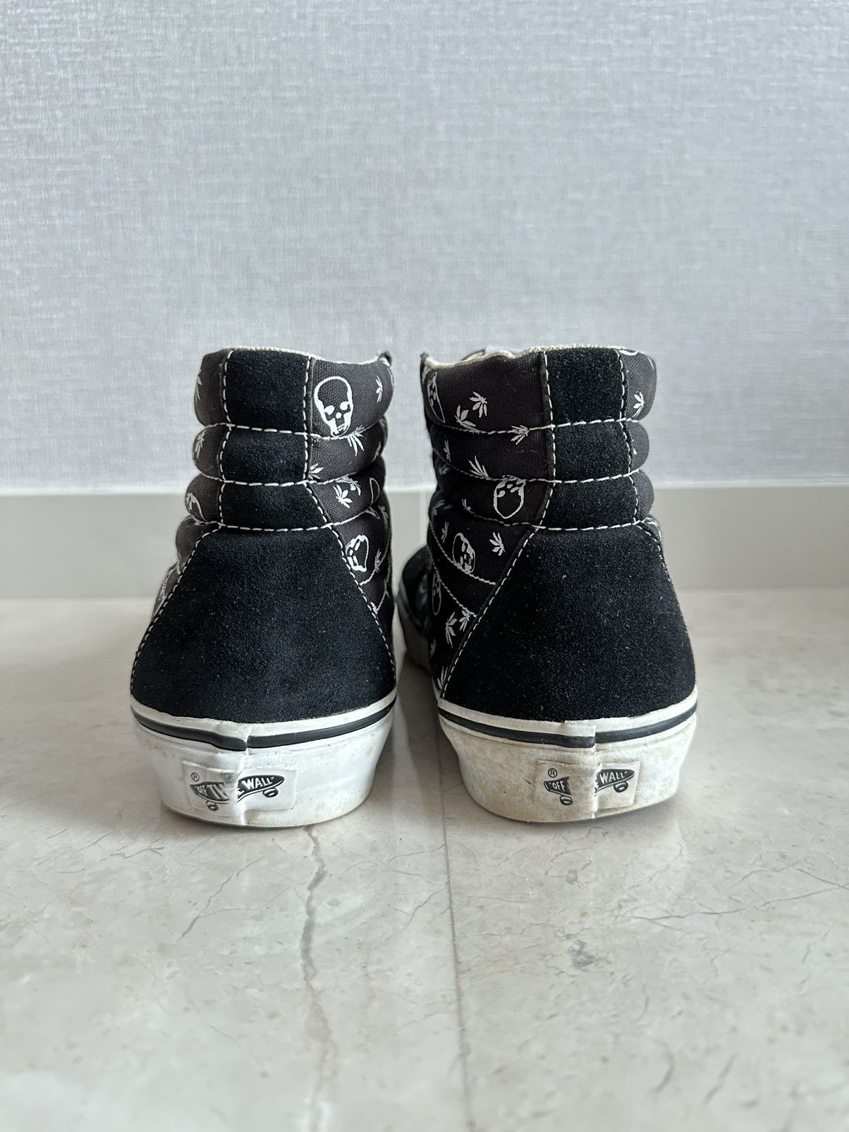 Vans Lucien Pellat-Finet Skull Marijuana Sk8-Hi Size US 8.5 / EU 41-42 - 4 Thumbnail