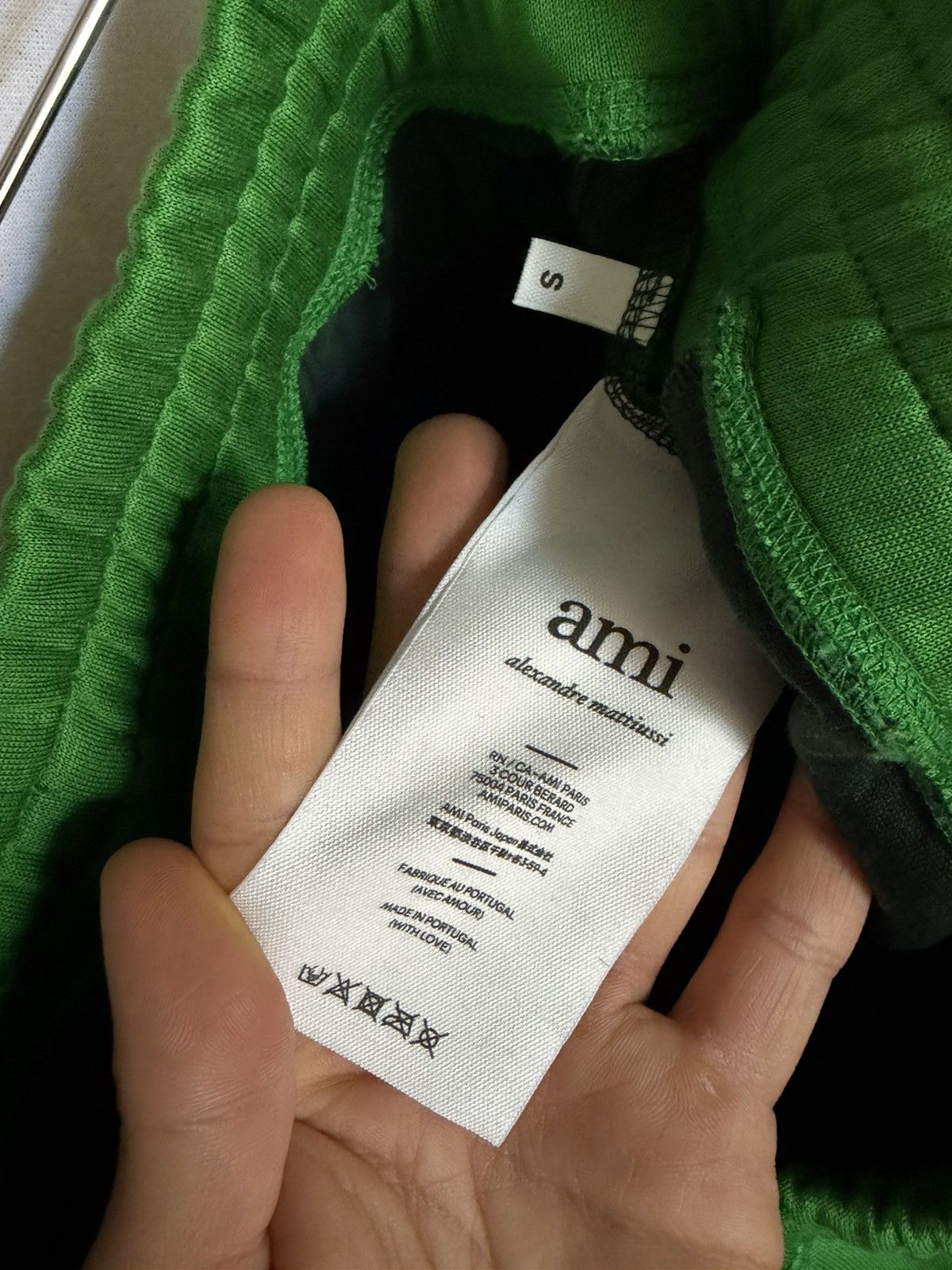 AMI Green Ami De Cœur Lounge Pants Size US 30 / EU 46 - 6 Thumbnail