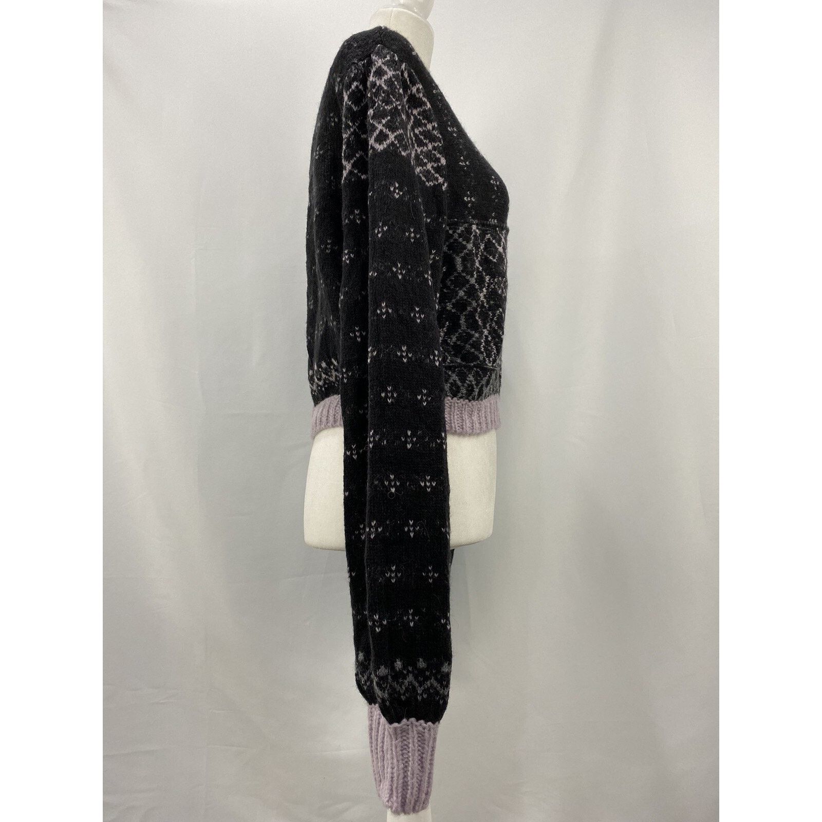 Free People Free People Snow Globe Pullover Sweater Combo Size S A1453 Size S / US 4 / IT 40 - 3 Thumbnail