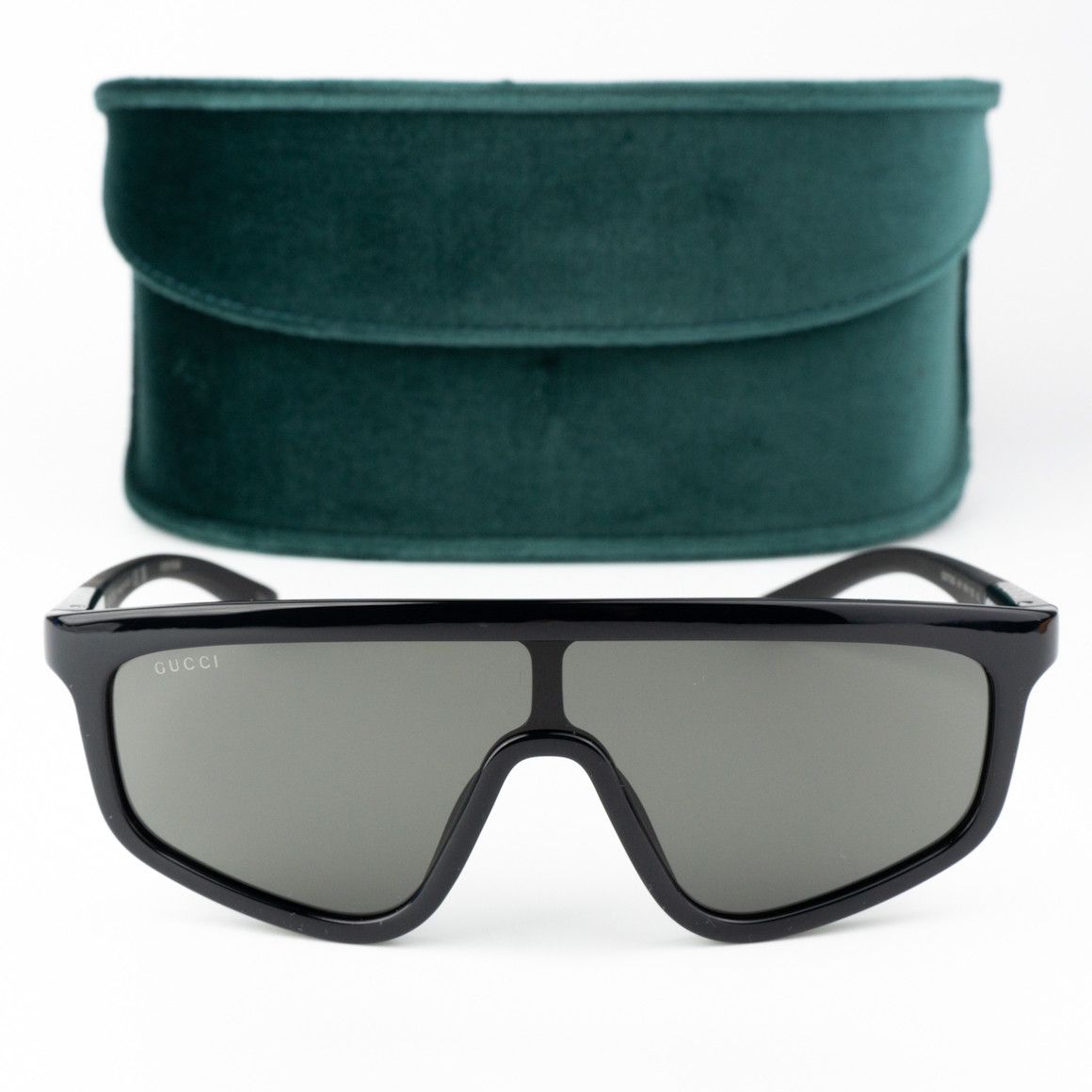 Gucci NEW Gucci GG1736S 001 Black Grey Unisex Sunglasses GG 1736S Size ONE SIZE - 1 Thumbnail