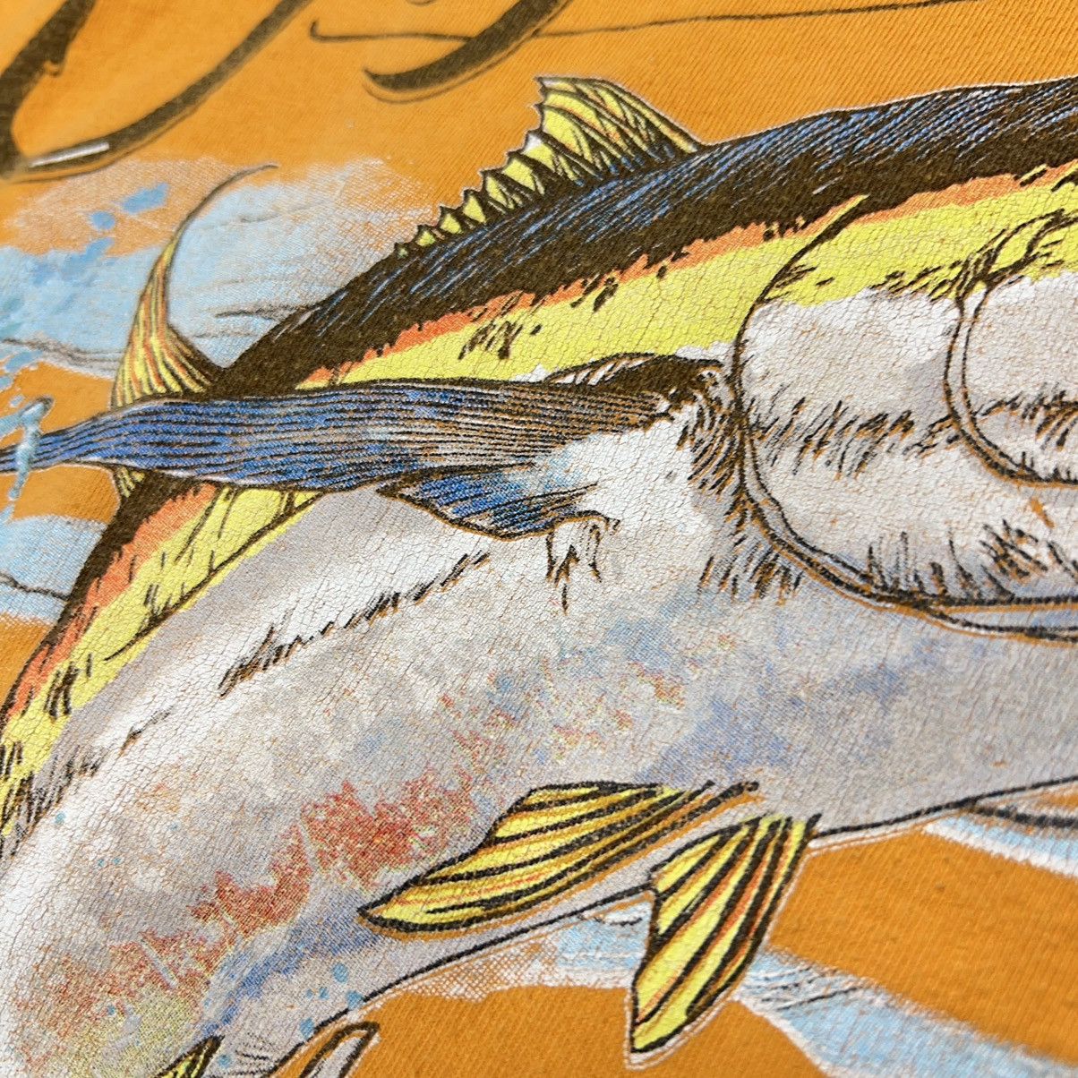 Other Salt Life Tee Shirt Orange Jigs Up Fishing Graphic Y2K Size US L / EU 52-54 / 3 - 13 Thumbnail