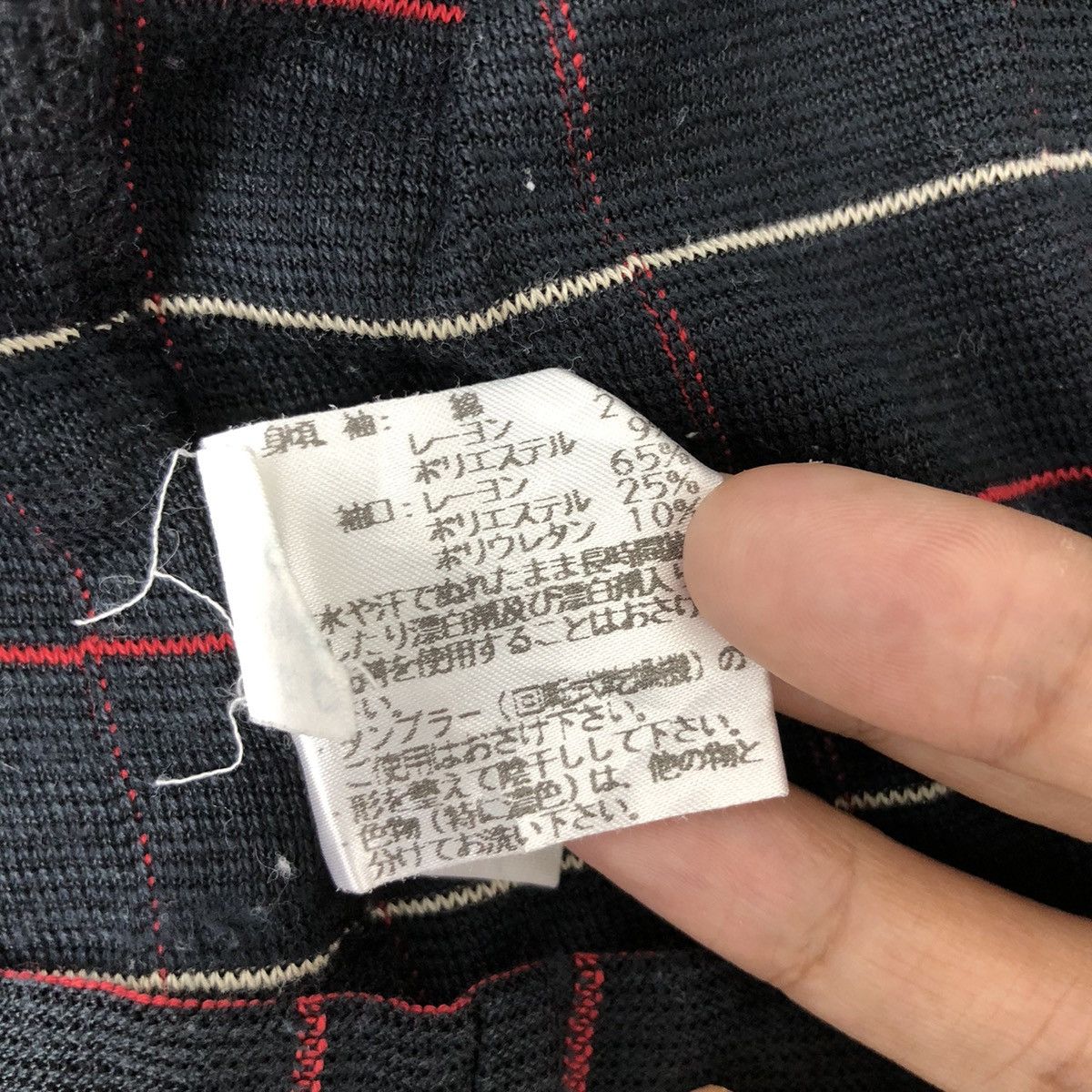 Alfred Dunhill × Vintage Vintage 90s DUNHILL SPORT Polos Checkered Size US M / EU 48-50 / 2 - 7 Thumbnail
