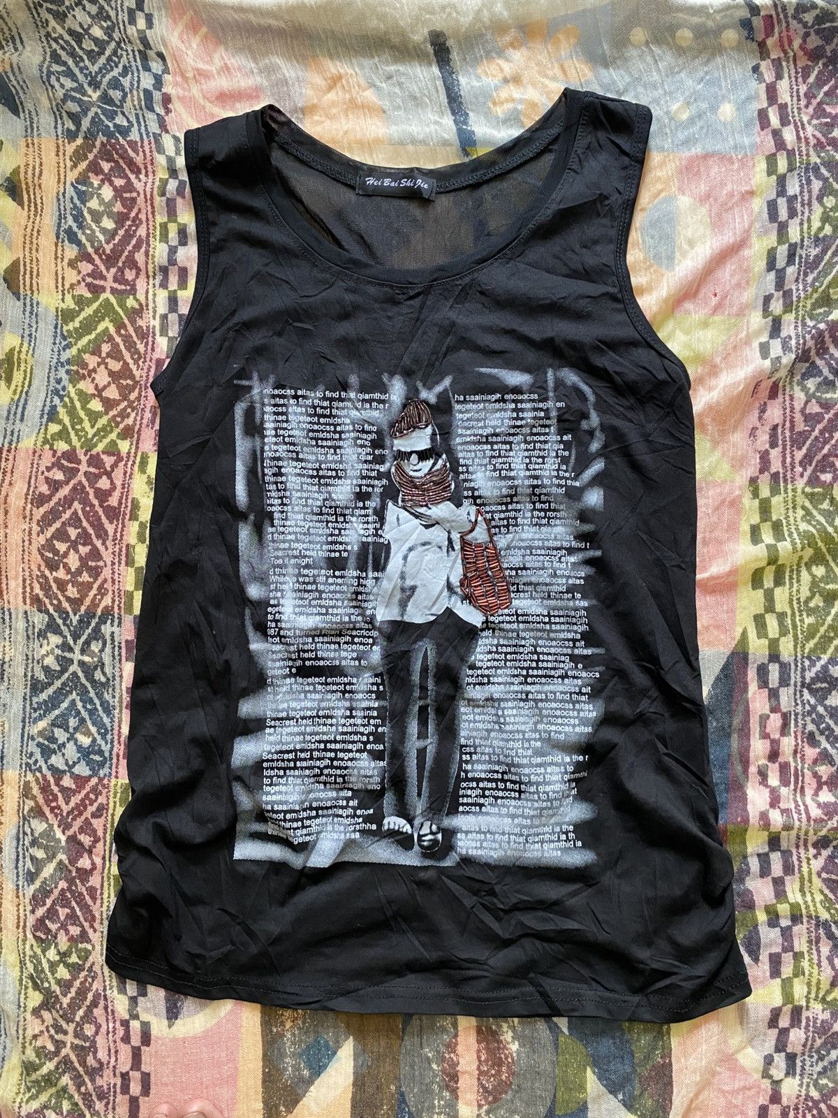 Japanese Brand Japanese mesh poem tanktop Size US M / EU 48-50 / 2 - 1 Thumbnail