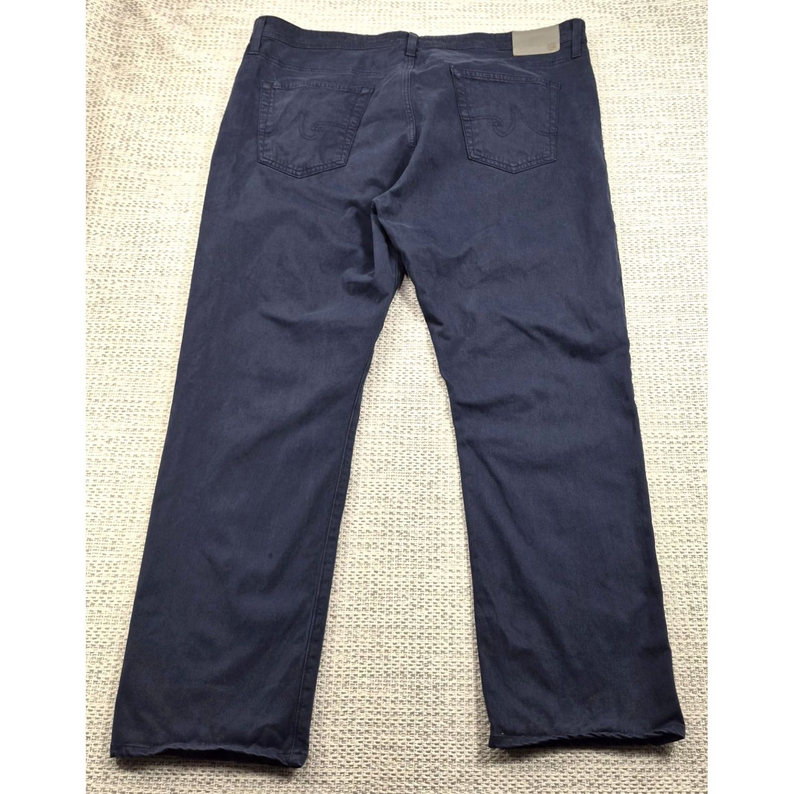 Vintage AG Adriano Goldschmied Everett Slim Straight Stretch Jeans Mens 42x32 Blue Dark Size US 42 / EU 58 - 2 Thumbnail