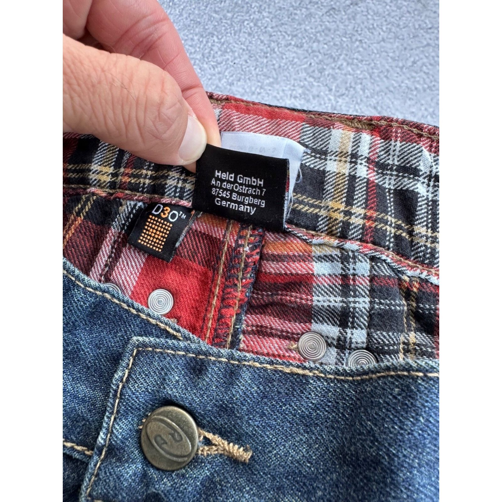 Japanese Brand VTG Held Moto Japanese Heavy Jeans With Protection Size US 30 / EU 46 - 7 Thumbnail
