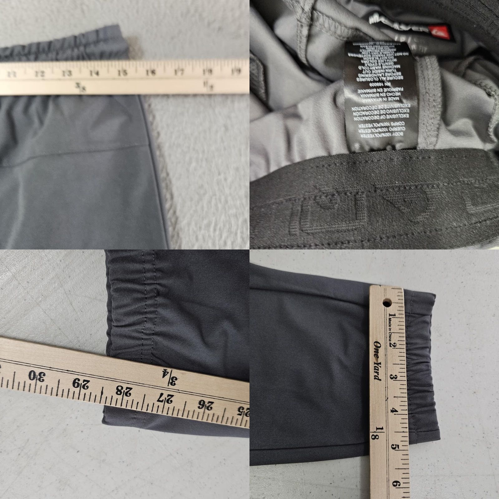 Quiksilver Quiksilver Pants Mens 29x29 Gray Jogger Elastic Waist Pockets Size US 29 - 8 Thumbnail