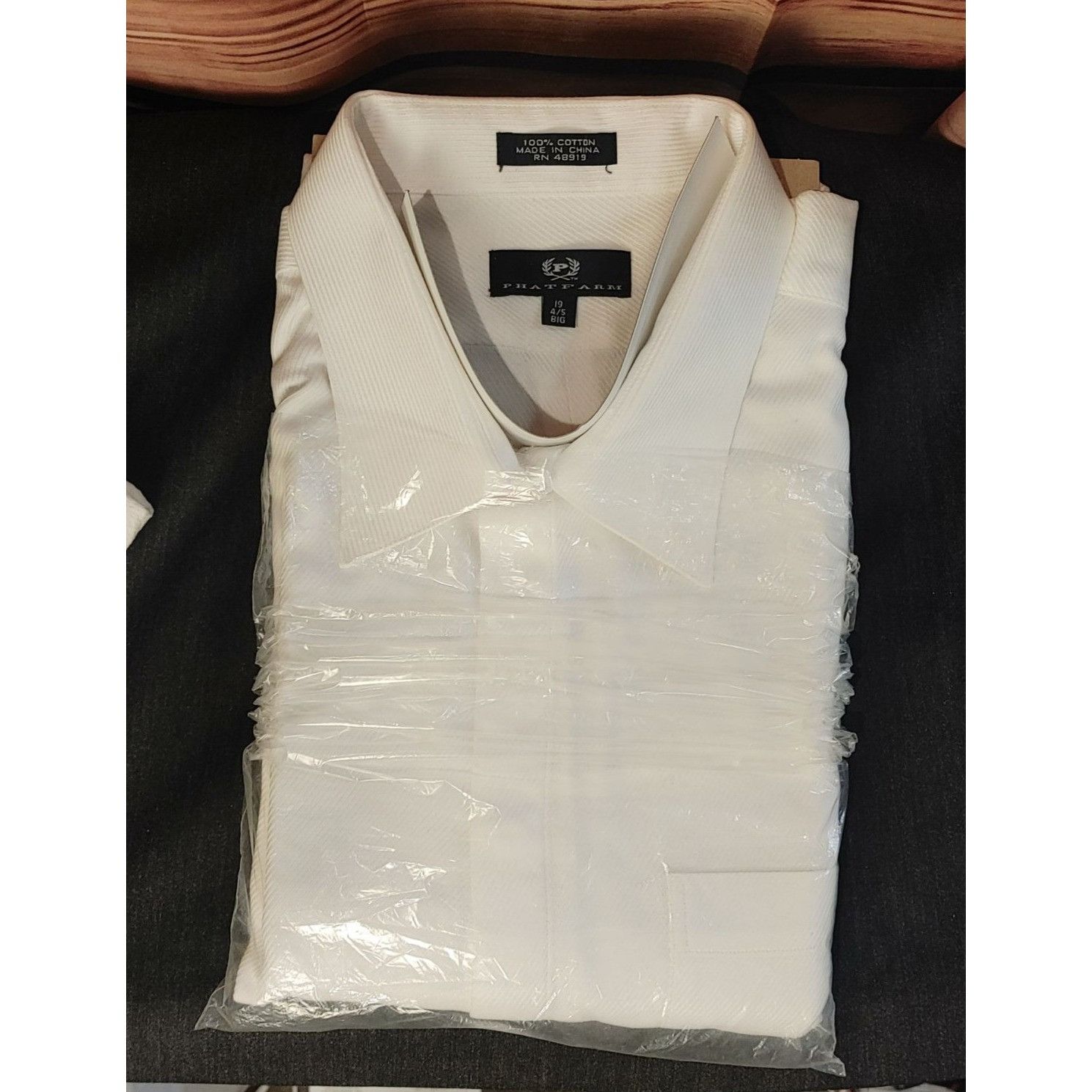 Other PhatFarm Men's White Collared Shirt New In Package 19 4/S Size US XL / EU 56 / 4 - 1 Thumbnail