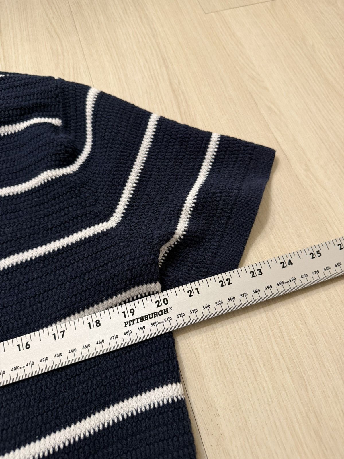 Old Navy Old Navy Striped Knit Polo Shirt Size US L / EU 52-54 / 3 - 4 Thumbnail