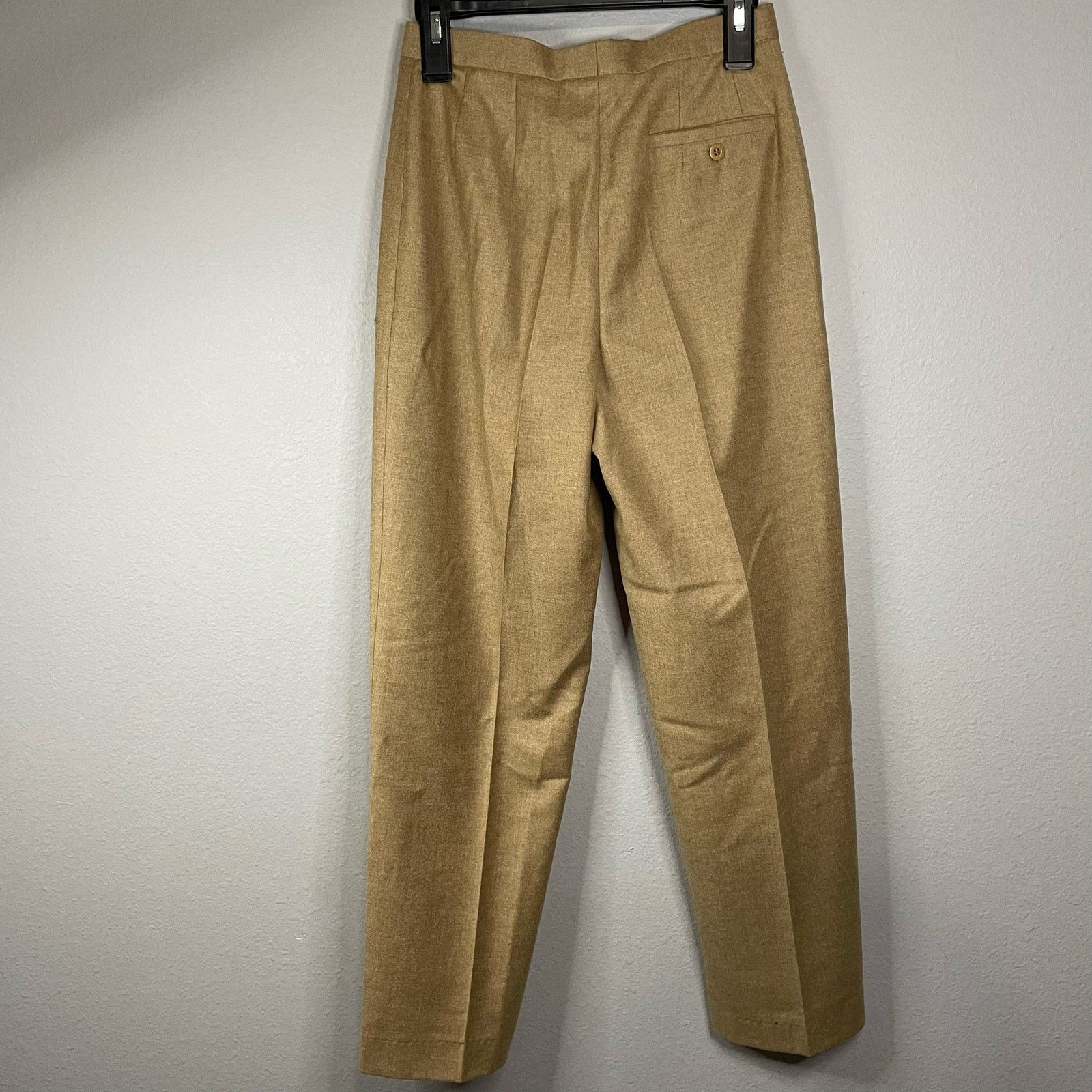 Loro Piana × Zanella Zanella x Loro Piana Tan Trousers 6 Womens Cashmere Straight Size 28" / US 6 / IT 42 - 4 Thumbnail