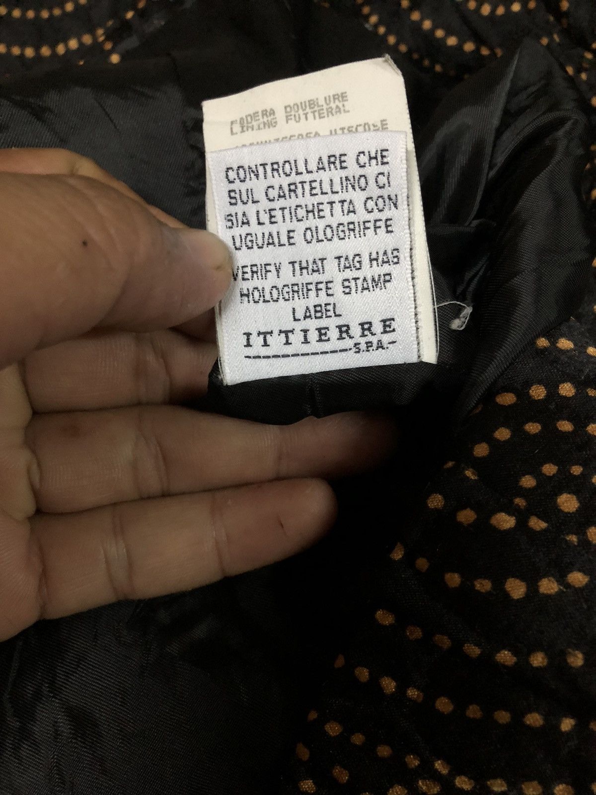 Versus Versace Versus Versace Silk Blend Wool Spiral Motif Jacket Size S / US 4 / IT 40 - 4 Thumbnail
