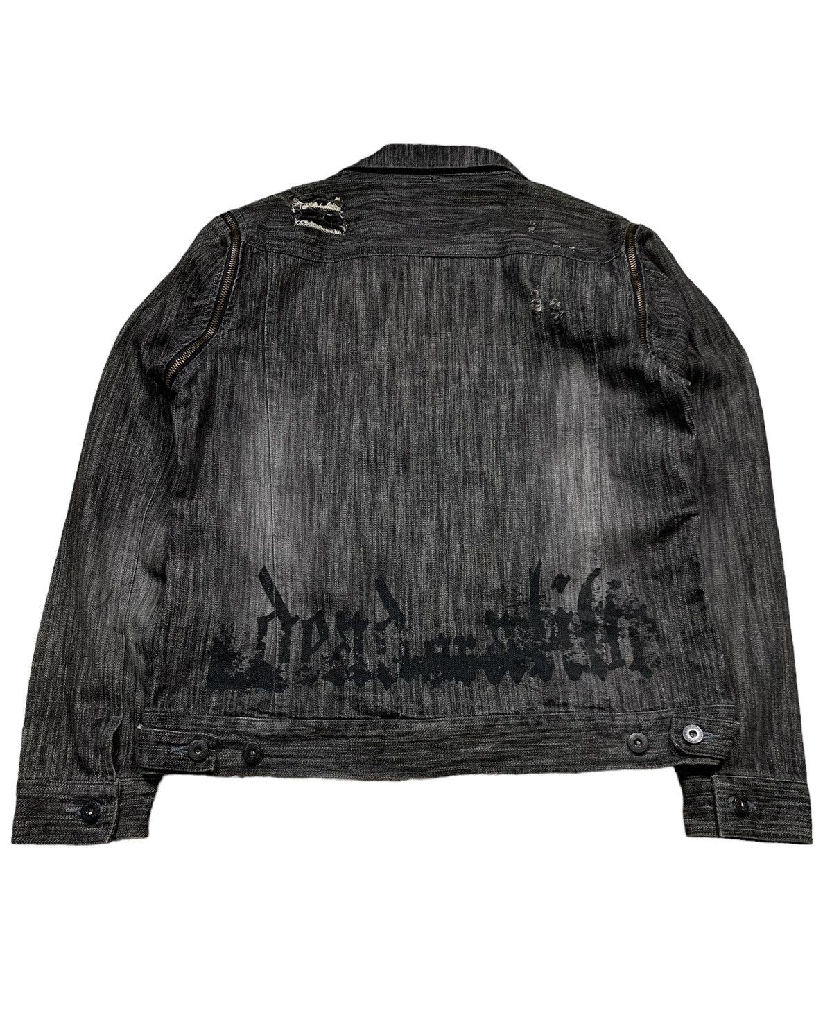 In The Attic Rare In The Attic Distressed Denim Jacket Detachable Sleeves Size US M / EU 48-50 / 2 - 7 Thumbnail