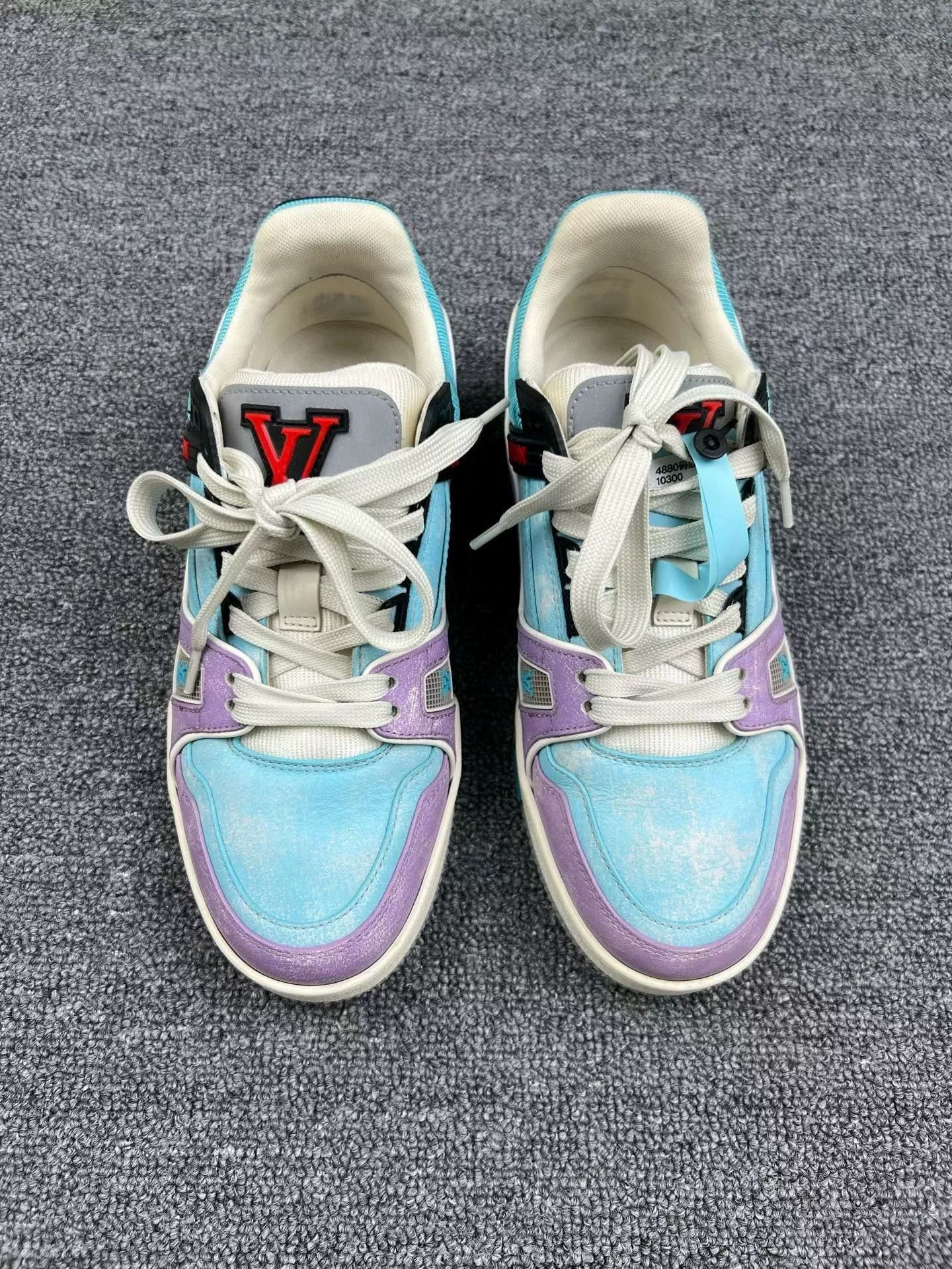 Louis Vuitton Louis Vuitton Macaron Trainer Sneakers Size US XXS / EU 40 - 3 Thumbnail