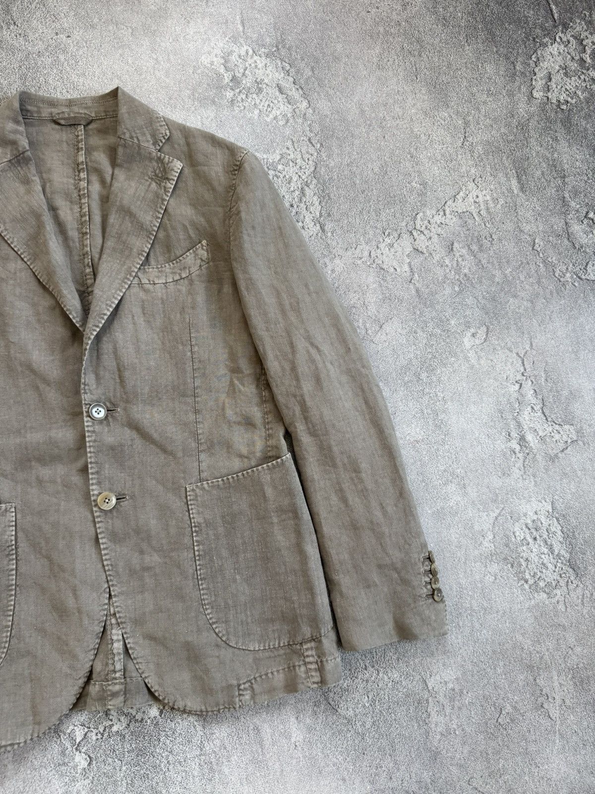 L.B.M. 1911 L.B.M. 1911 tailored linen blazer casual jacket Size 46R - 8 Thumbnail