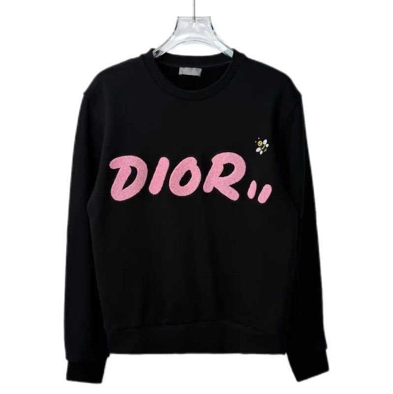 Dior Dior Black Cotton Blend Women's Sweatshirt 0089 Size XS / US 0-2 / IT 36-38 - 1 Thumbnail