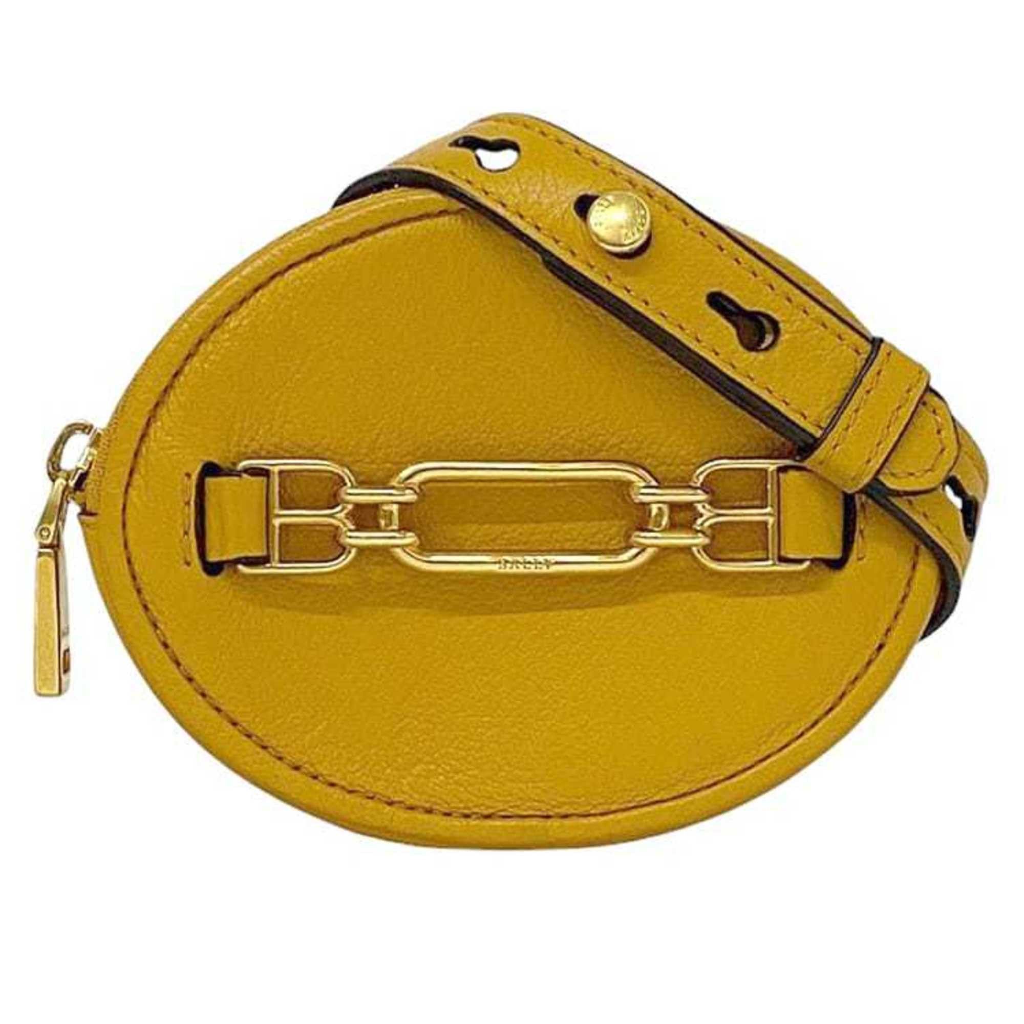 Bally Bally coin case ec-24115 yellow VALIAN GRTC pouch leather BALLY purse metal fittings ladies compact Size ONE SIZE - 1 Thumbnail
