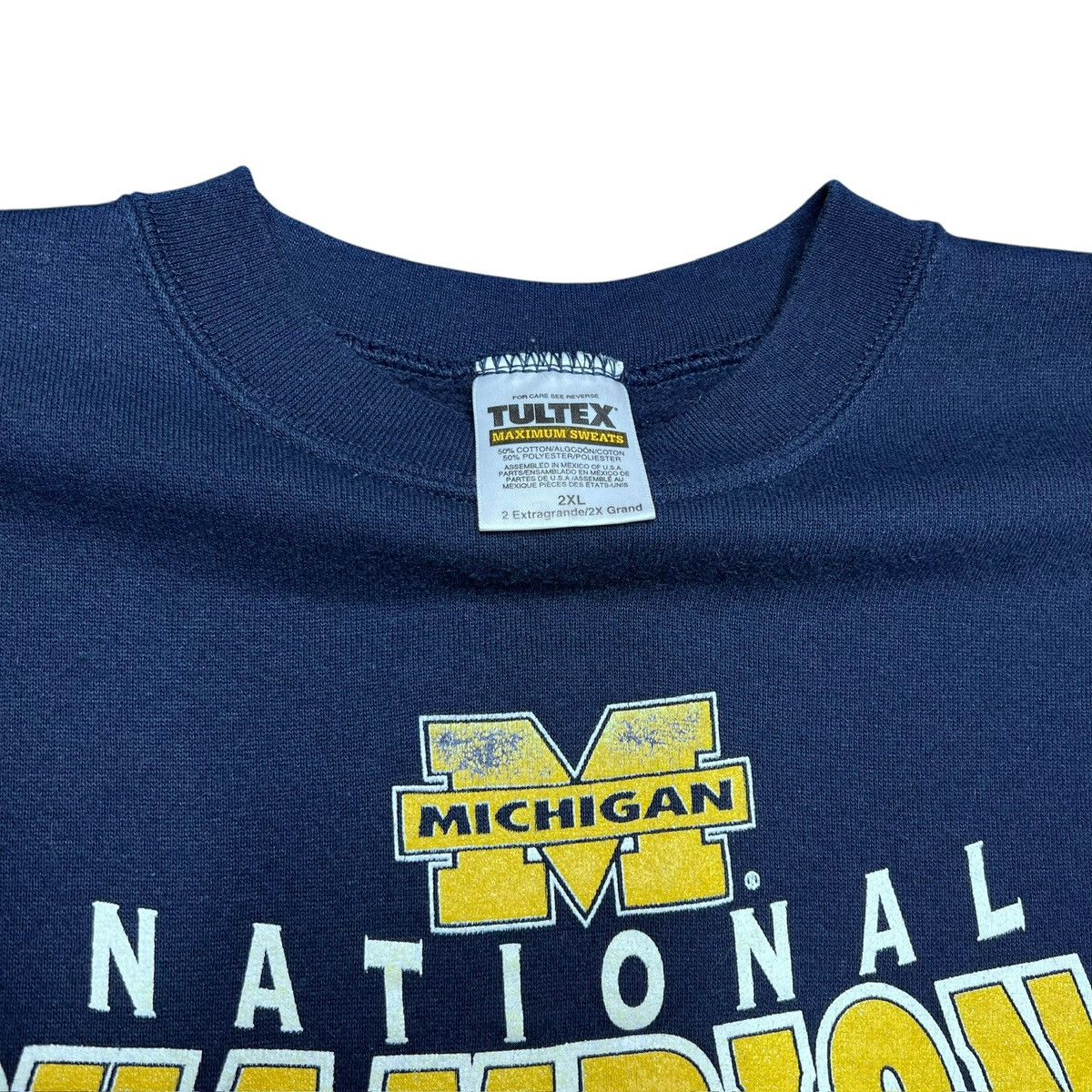 NCAA 1997 NCAA Michigan Wolverines National Champions Sweatshirt Size US XXL / EU 58 / 5 - 2 Thumbnail