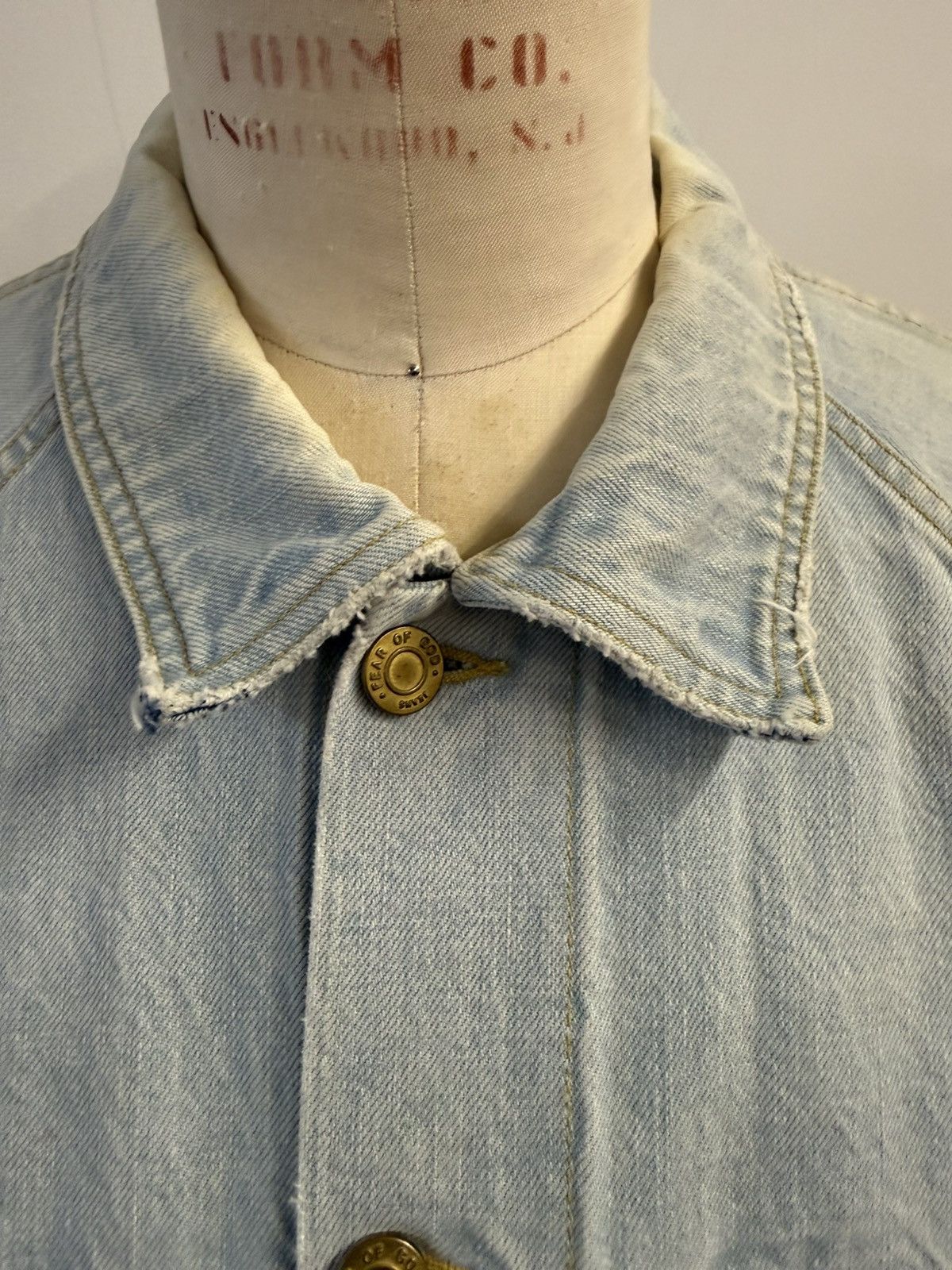 Fear of God Fear of God Eternal Collection Denim Jacket-Lt. Vintage Wash Size US XL / EU 56 / 4 - 6 Thumbnail