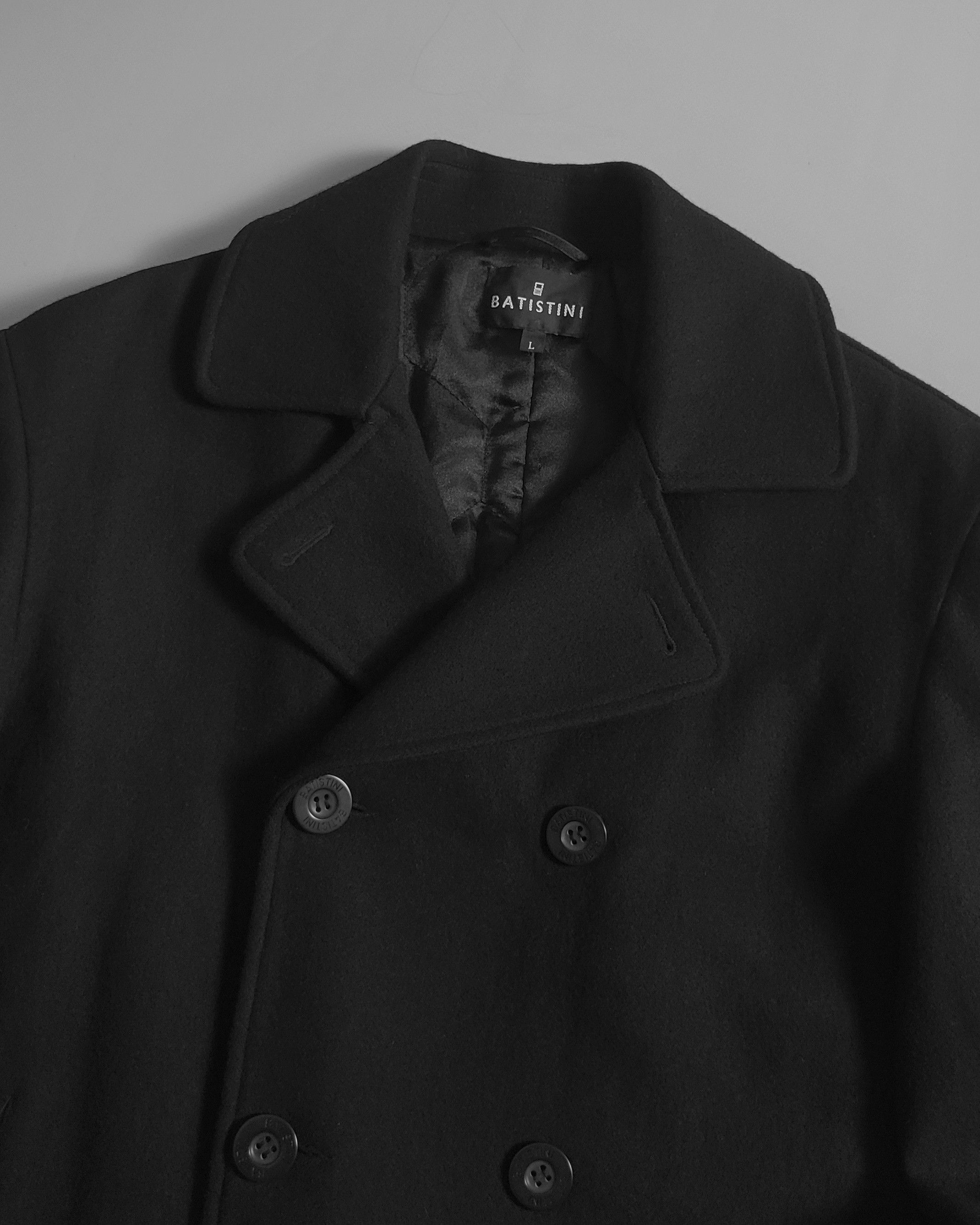 Vintage Wool Navy Peacoat Jacket Military / Sailor Style Size US L / EU 52-54 / 3 - 3 Thumbnail
