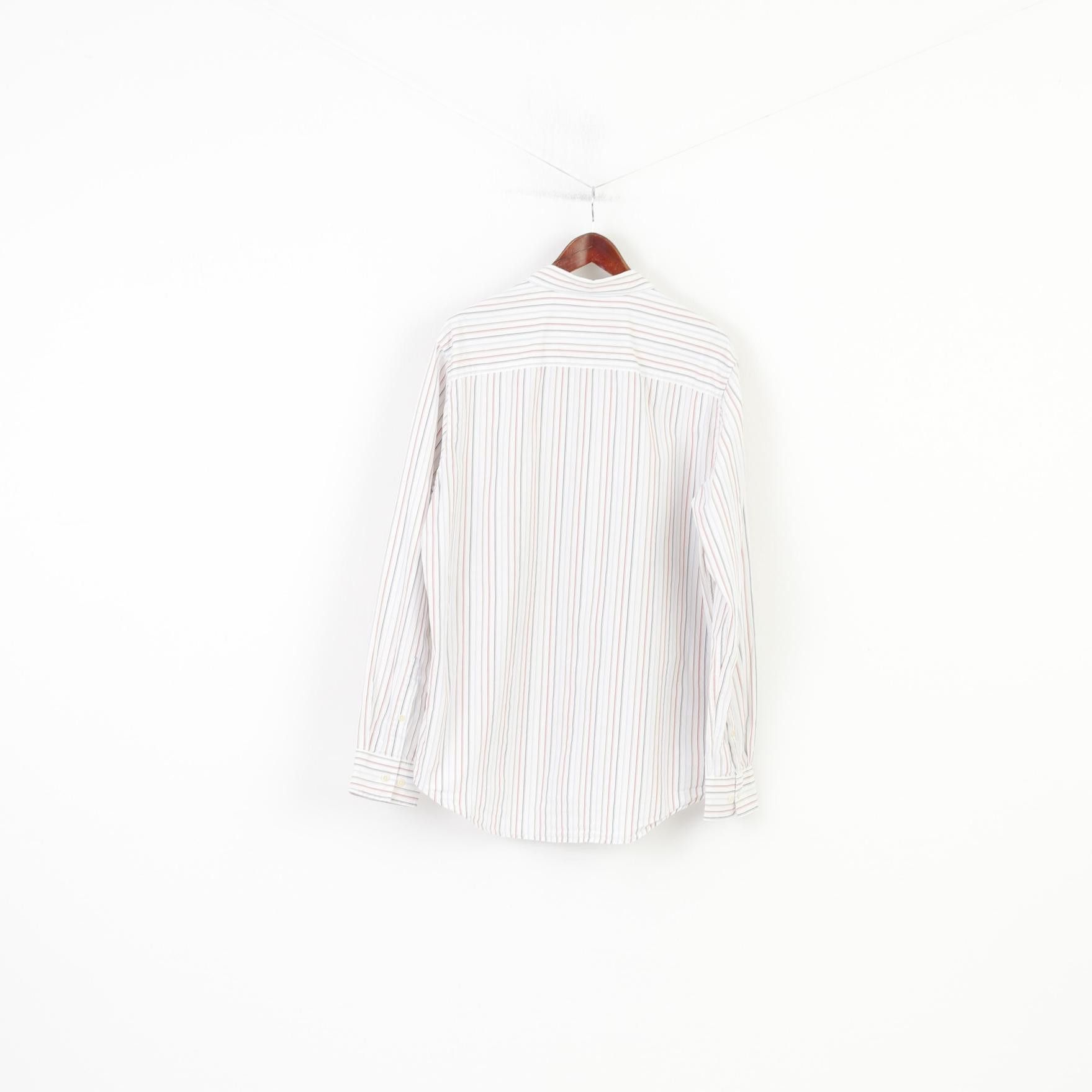 Timberland Timberland Men XL Casual Shirt Striped Long Sleeve 10702 Size US XL / EU 56 / 4 - 8 Thumbnail