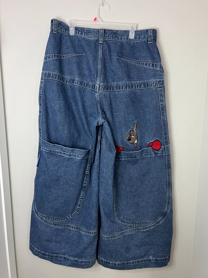 JNCO Vintage JNCO Kangaroo Jeans 34" Opening Baggy Denim Size US 36 / EU 52 - 1 Thumbnail