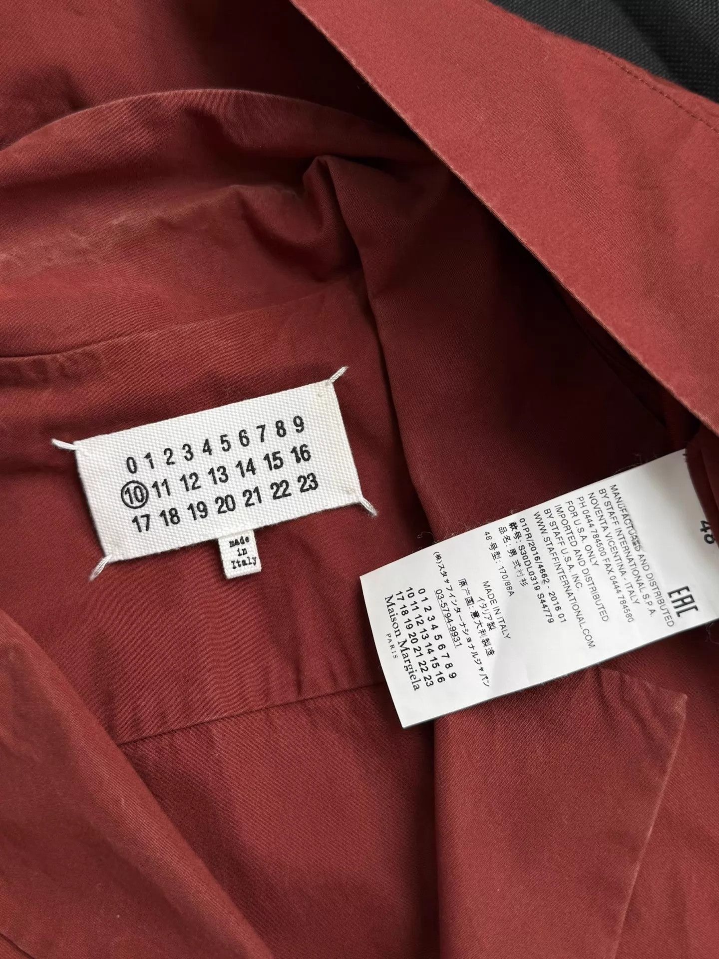 Maison Margiela Maison Margiela S/S16 Cuban Collar Zipper Shirt Dirty 48 Size US M / EU 48-50 / 2 - 8 Thumbnail