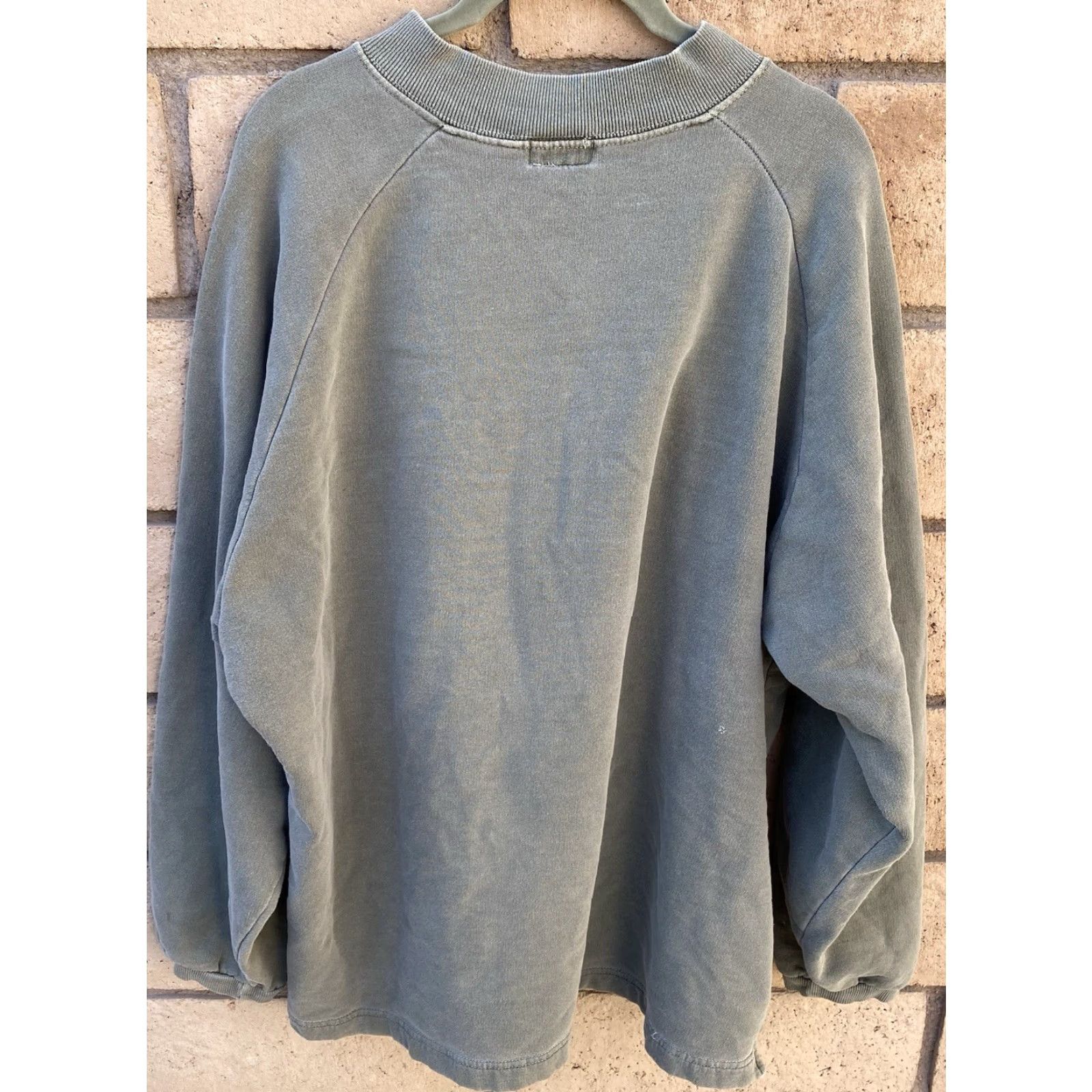 Quiksilver VINTAGE Quicksilver Sweatshirt Raglan Henley Zipper Pullover Green XL Men Long Sleeve Casual Beach 80s 90s Size US XL / EU 56 / 4 - 4 Thumbnail