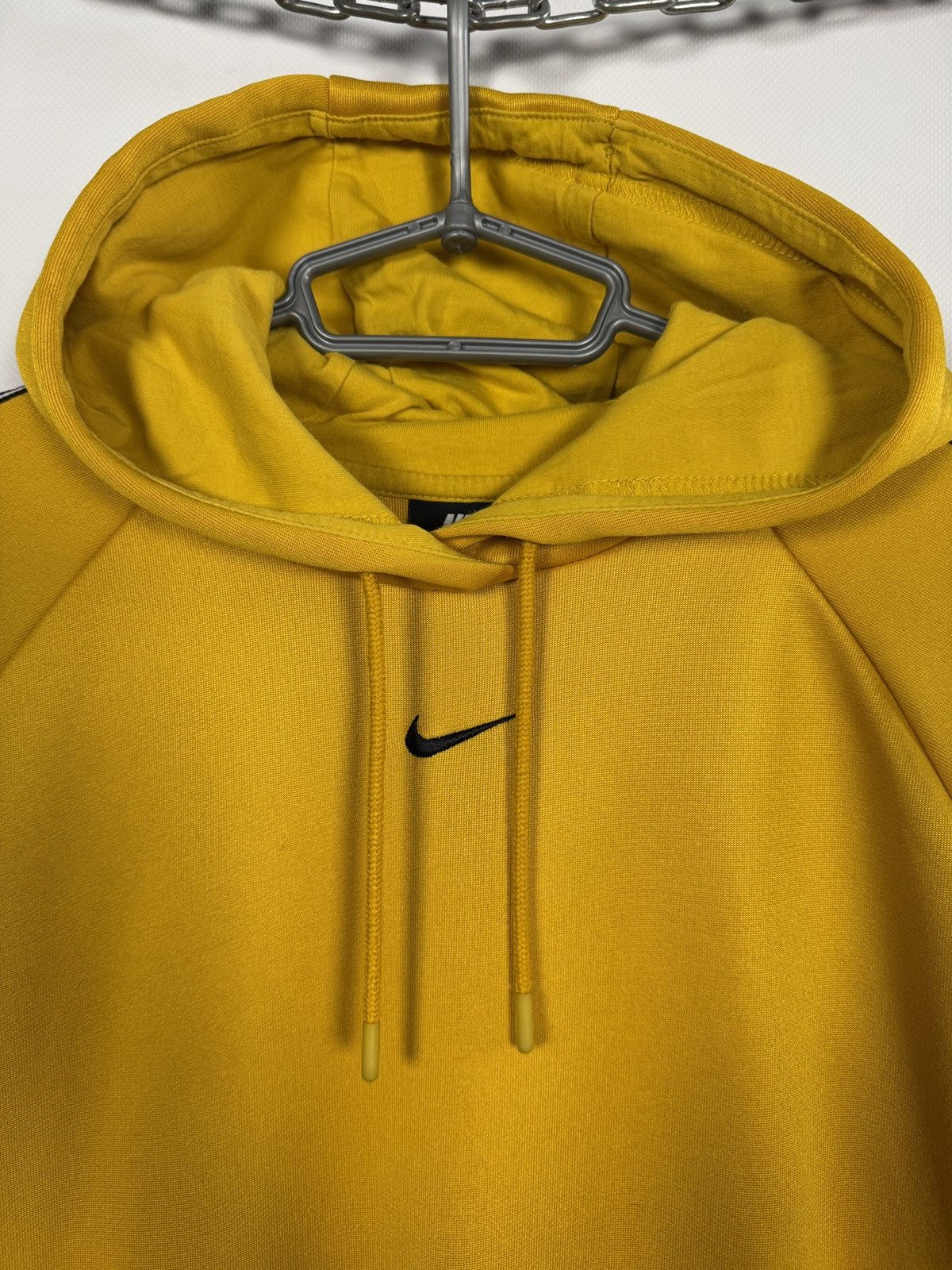 Nike Nike Tape Poly Over The Head Hoodie Swoosh Logo Yellow Small Size S / US 4 / IT 40 - 6 Thumbnail