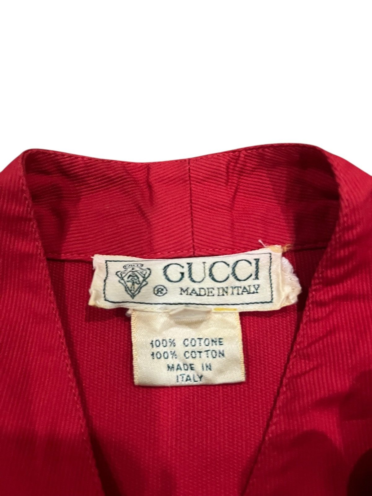 Gucci vintage GUCCI GG BUTTON DOWN SHORT SLEEVE SAIZ 40 Size US XXS / EU 40 - 5 Thumbnail