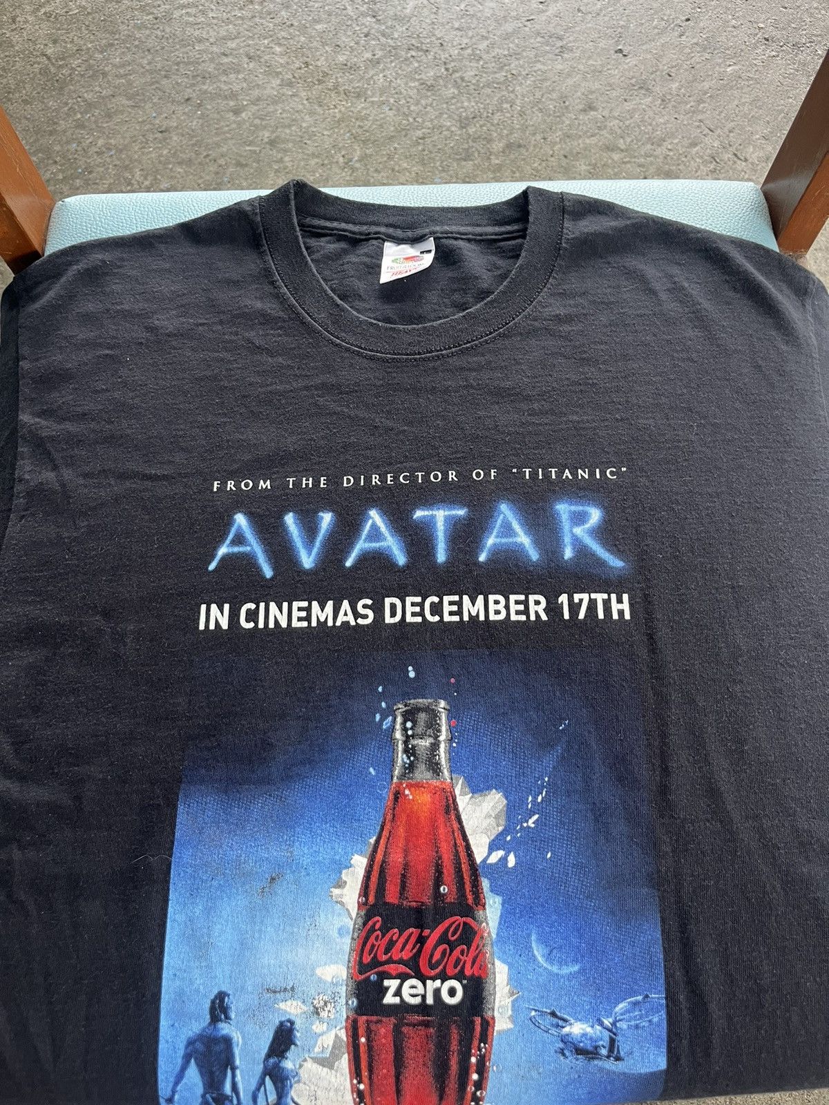 Coca Cola × Vintage Vintage AVATAR Promo by Coca Cola Zero 2009’s Film Tshirt Size US L / EU 52-54 / 3 - 4 Thumbnail