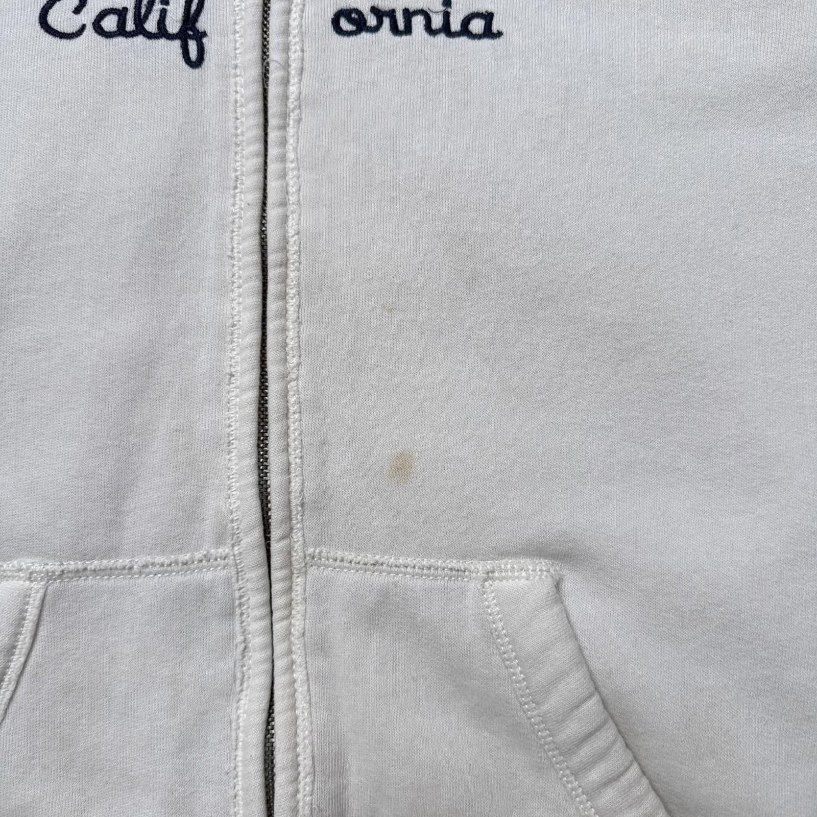 Other Y2K Hollister White Zip Up Jacket Size M / US 6-8 / IT 42-44 - 6 Thumbnail