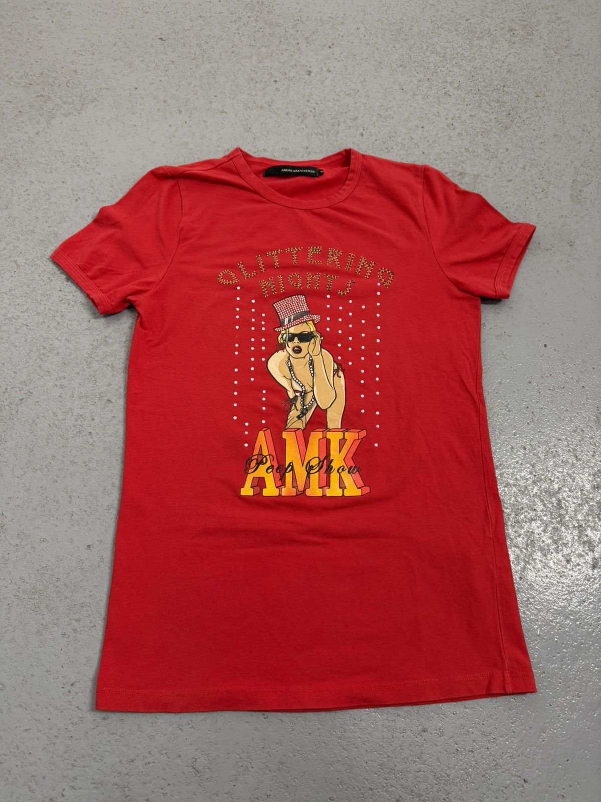 Andrew Mackenzie Vintage Andrew Mackenzie AMK Glittering Nights T-Shirt Size US S / EU 44-46 / 1 - 5 Thumbnail