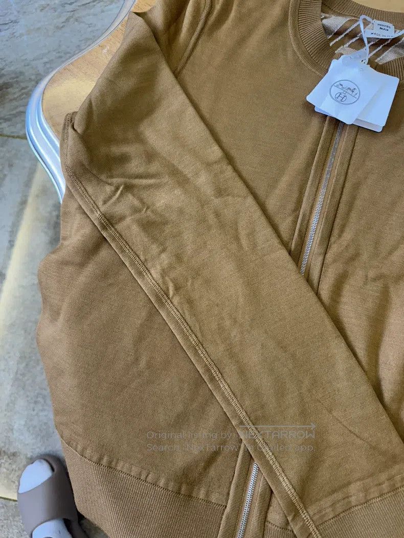 Other Hermes Caramel Color Double-Sided Cardigan Size XS / US 0-2 / IT 36-38 - 9 Thumbnail