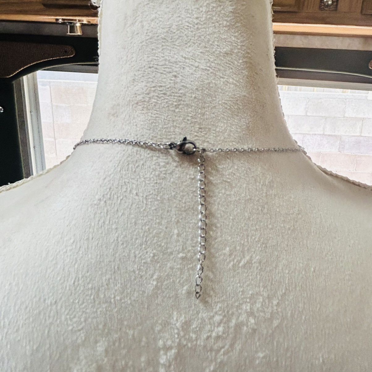 Handmade Handcrafted heart pendant on chain necklace Size ONE SIZE - 4 Thumbnail