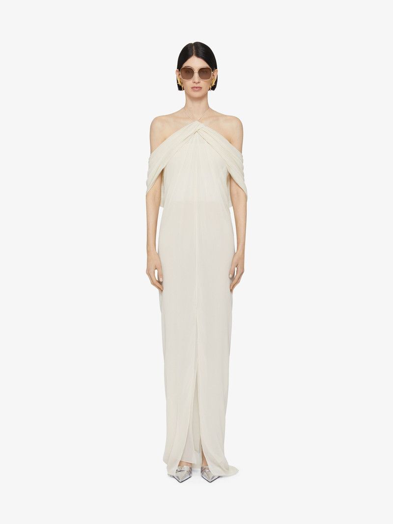 Givenchy o1n1vont0326 Evening Draped Dress in Black Size M / US 6-8 / IT 42-44 - 2 Thumbnail