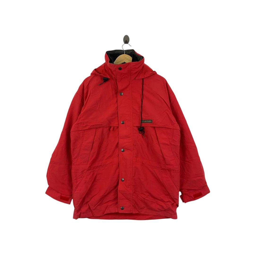 Vintage IVY BROTHERS Ski Winter Red Windbreaker Jacket Size US S / EU 44-46 / 1 - 1 Thumbnail