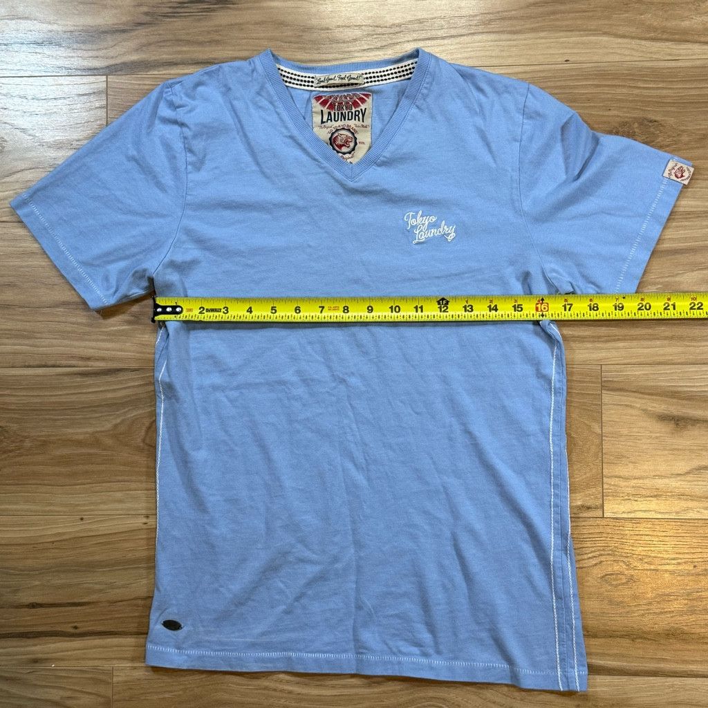 47 Brand Tokyo Laundry Men’s V-Neck T-Shirt Small Blue Size US S / EU 44-46 / 1 - 3 Thumbnail