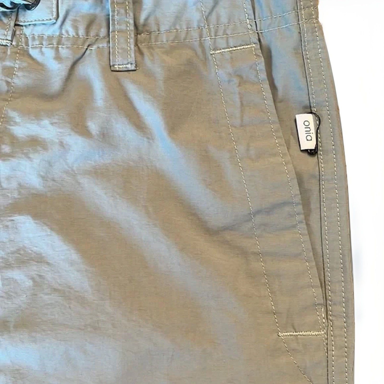 Onia Onia Chino Shorts Mens Sz32 Sage Cotton Blend Stretch 6'INS Size US 32 / EU 48 - 6 Thumbnail