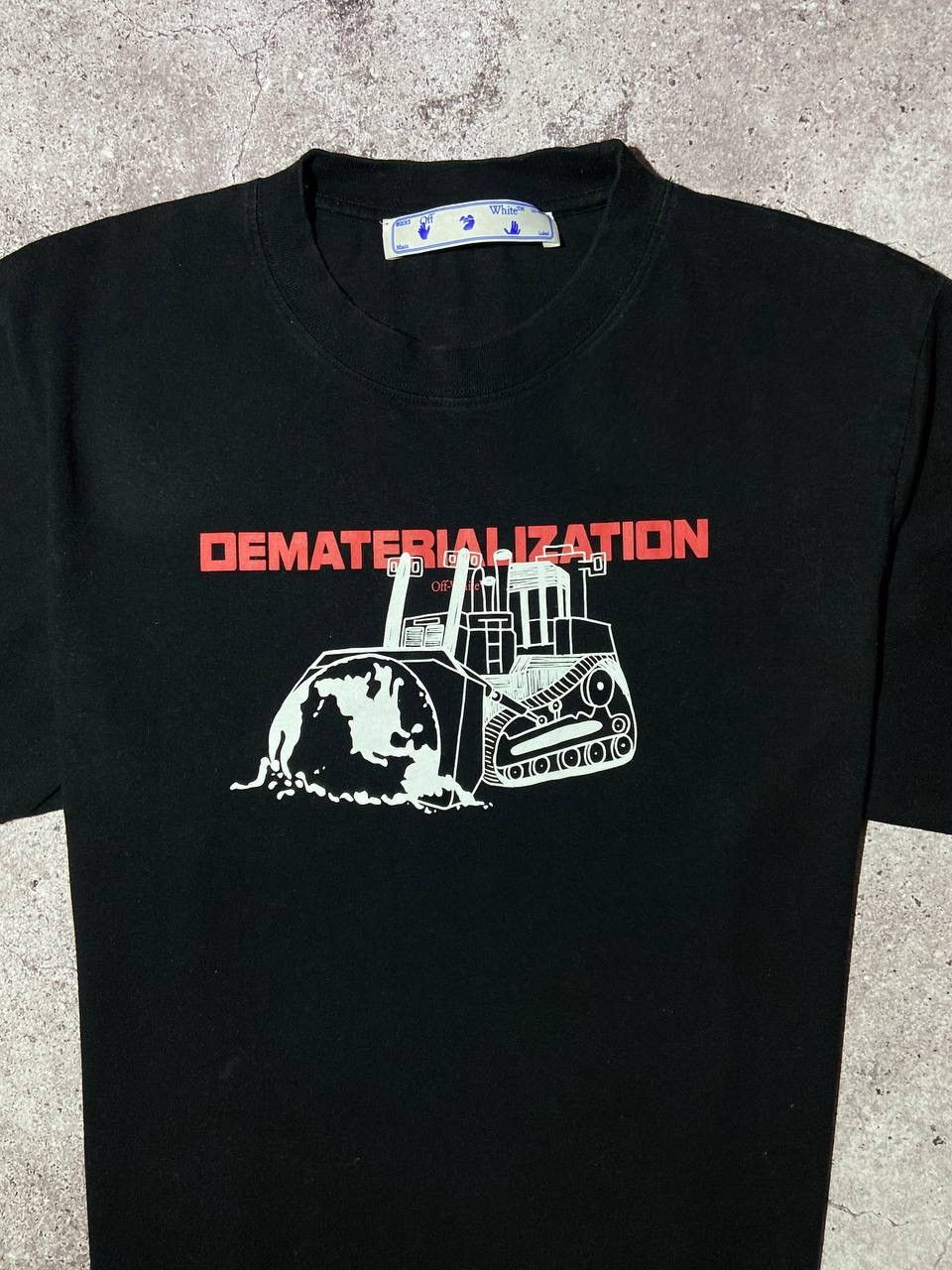 Off-White Off-White SS21 "Dematerialization" Bulldozer Tee — Black Size US M / EU 48-50 / 2 - 2 Thumbnail