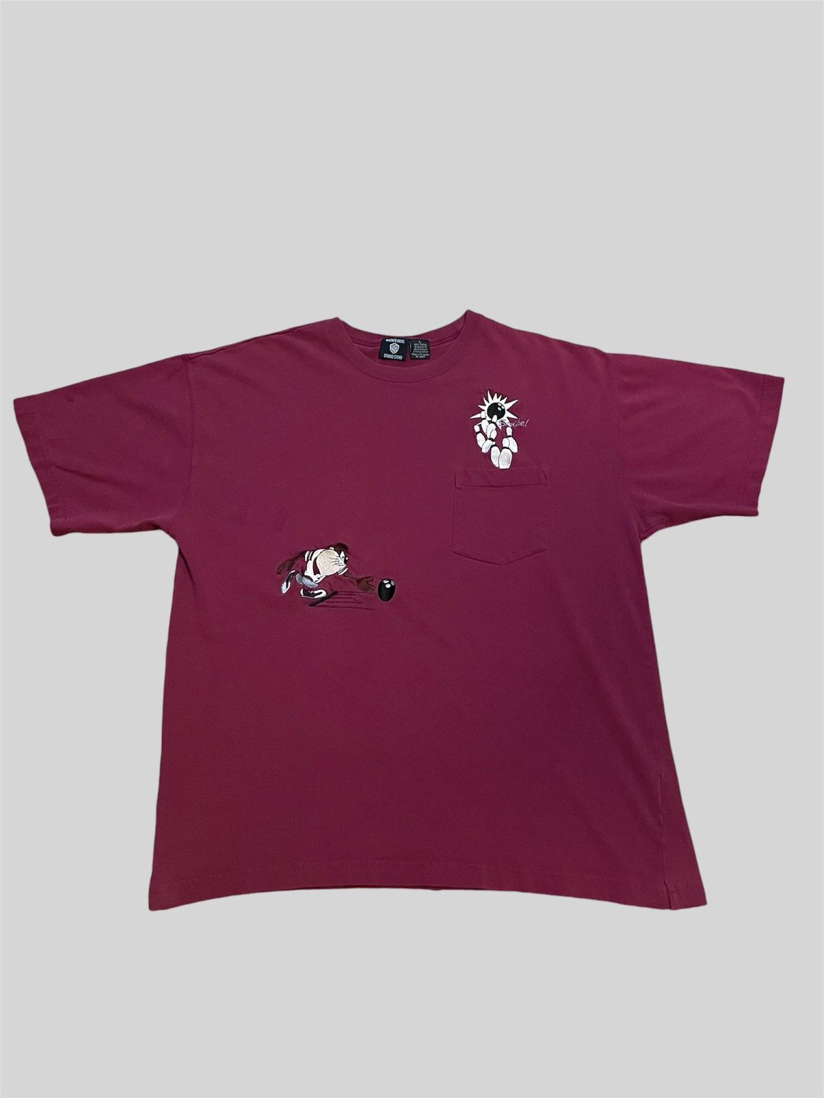 Other Taz Tasmanian Devil Looney Tunes bowling Shirt Size Large Size US L / EU 52-54 / 3 - 1 Thumbnail
