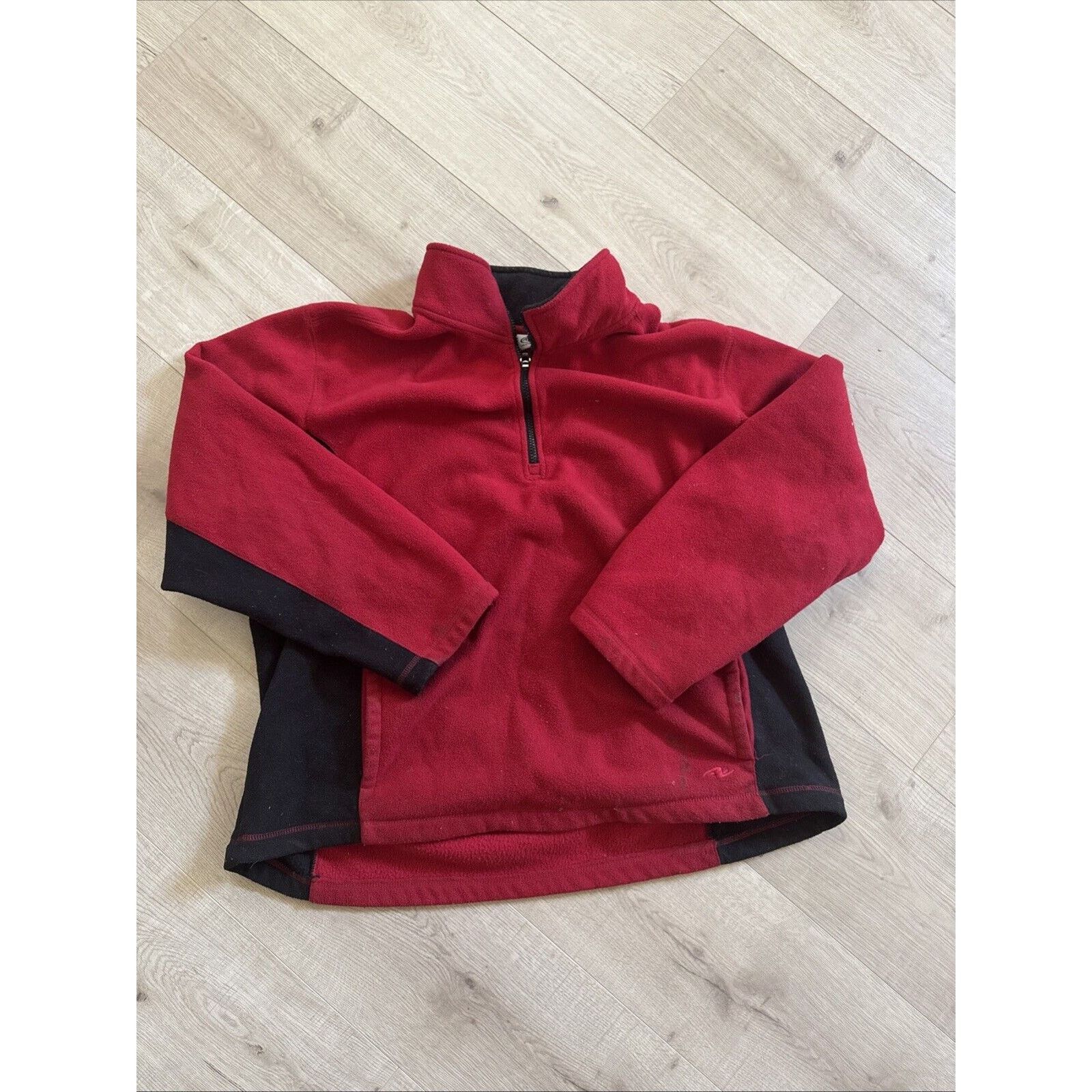 Athletic Works Men’s XL Athletic Works Red Half Zip Up Jacket Size US XL / EU 56 / 4 - 2 Thumbnail