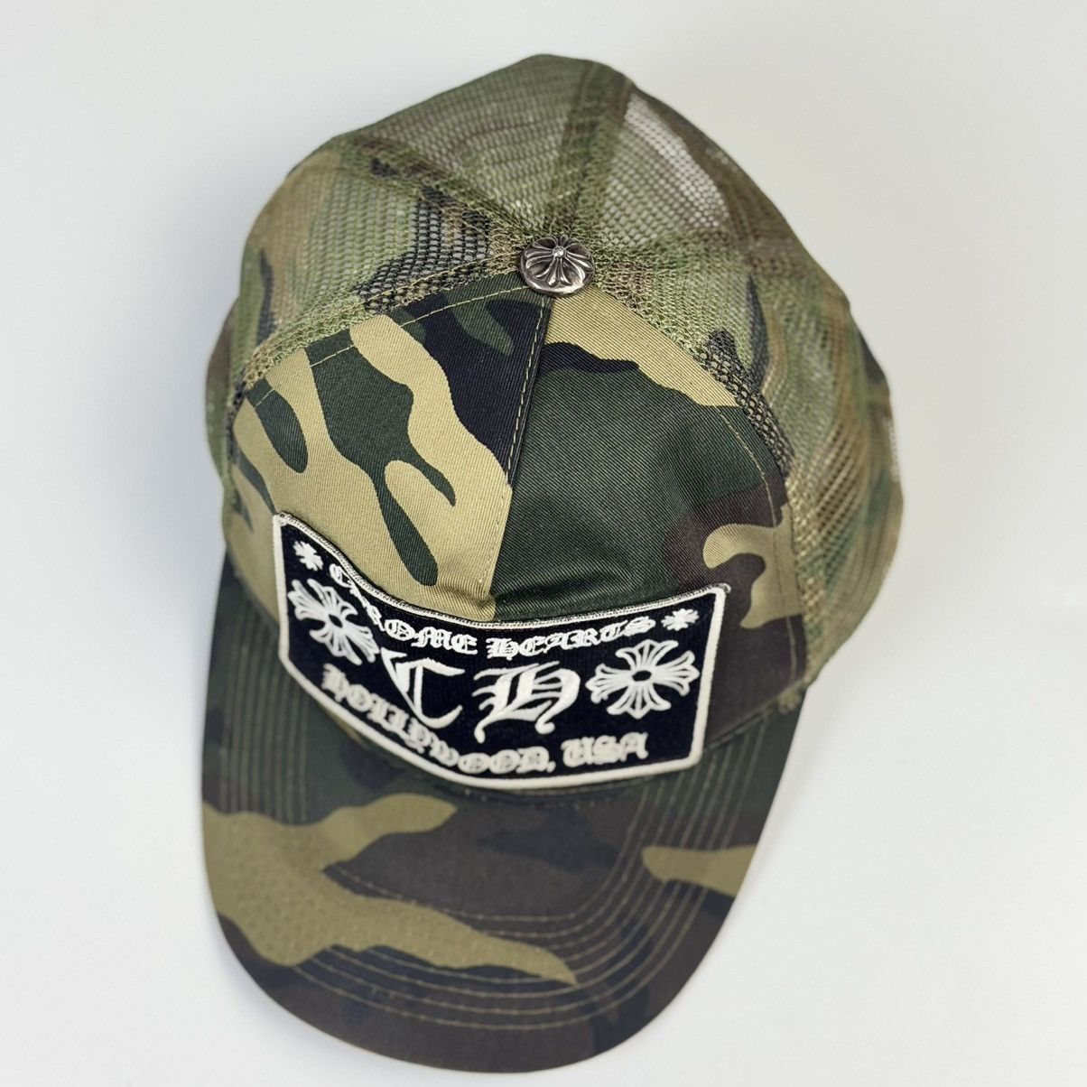 Chrome Hearts Chrome Hearts Vintage Camo Trucker Hat Hollywood Size ONE SIZE - 3 Thumbnail