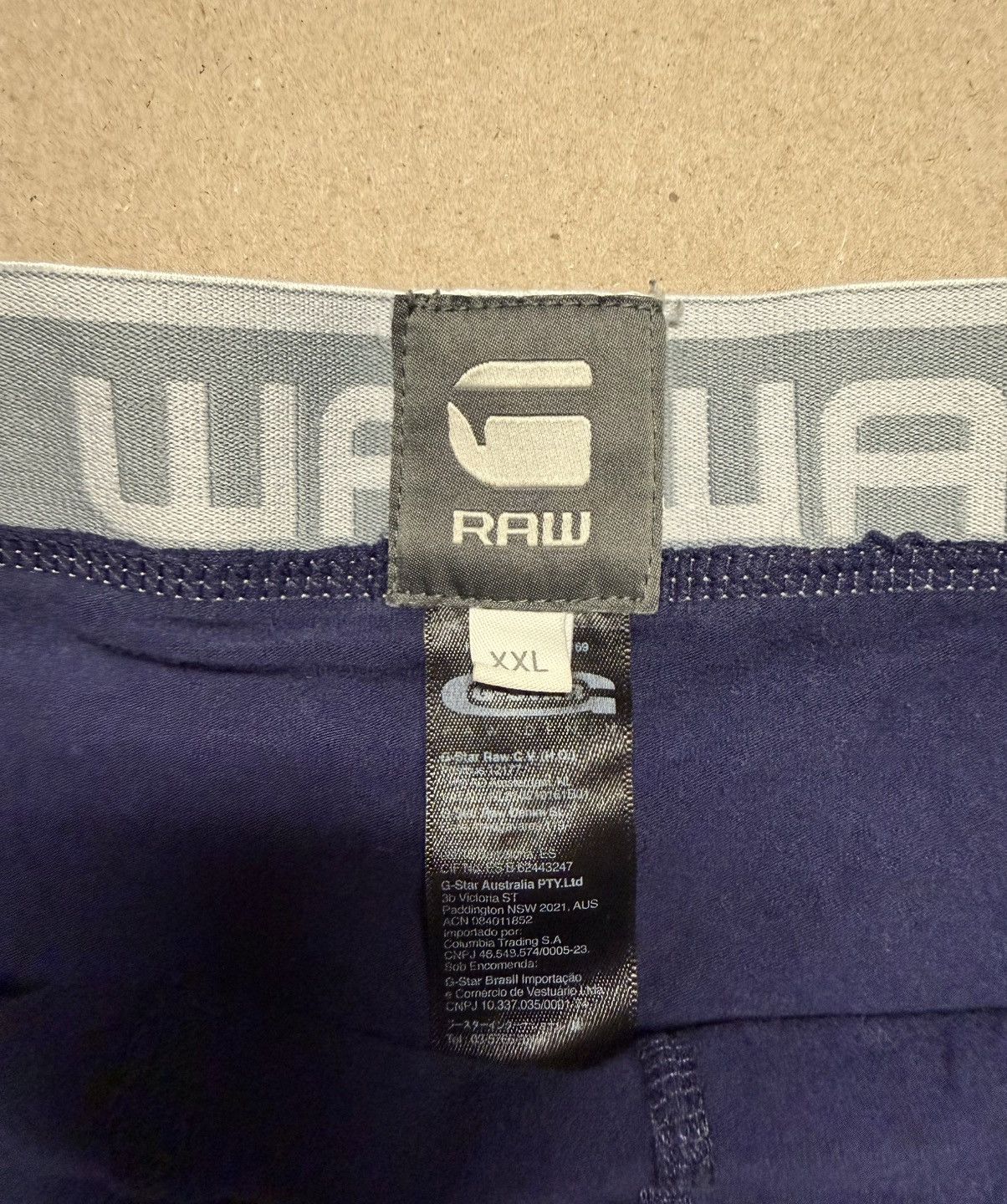 G-Star G-Star Raw Boxer Briefs Navy Blue Underwear size XXL! Size 38 - 3 Thumbnail