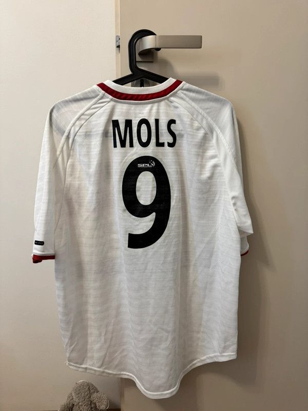 Nike × Vintage Vintage Nike Glasgow Rangers 2000-01 Away Jersey M Mols #9 Size US M / EU 48-50 / 2 - 1 Thumbnail